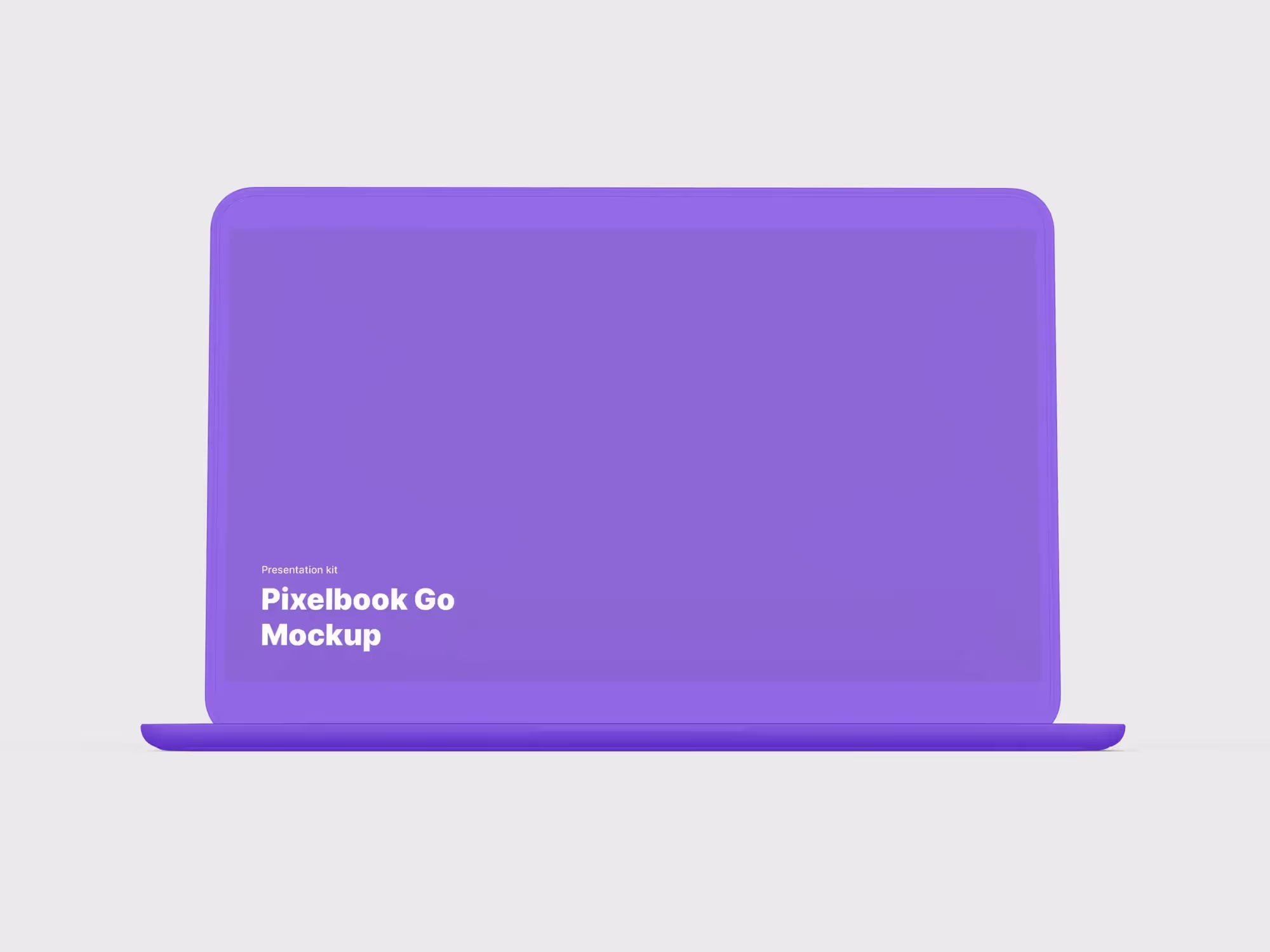Google PixelBook Go Mockups | Full Resolution File