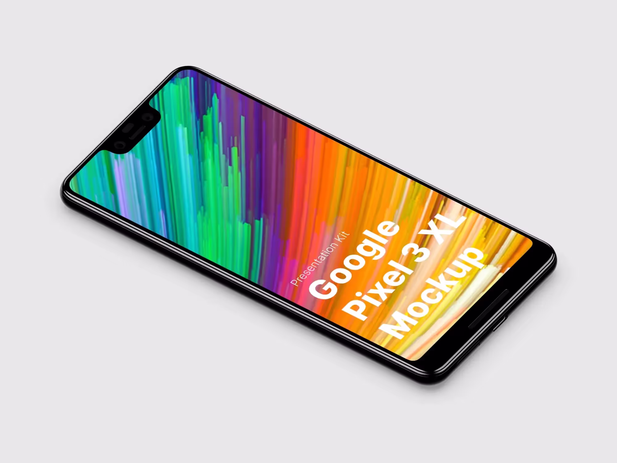Google Pixel 3, Google Pixel 3 XL Mockups | High Quality Asset
