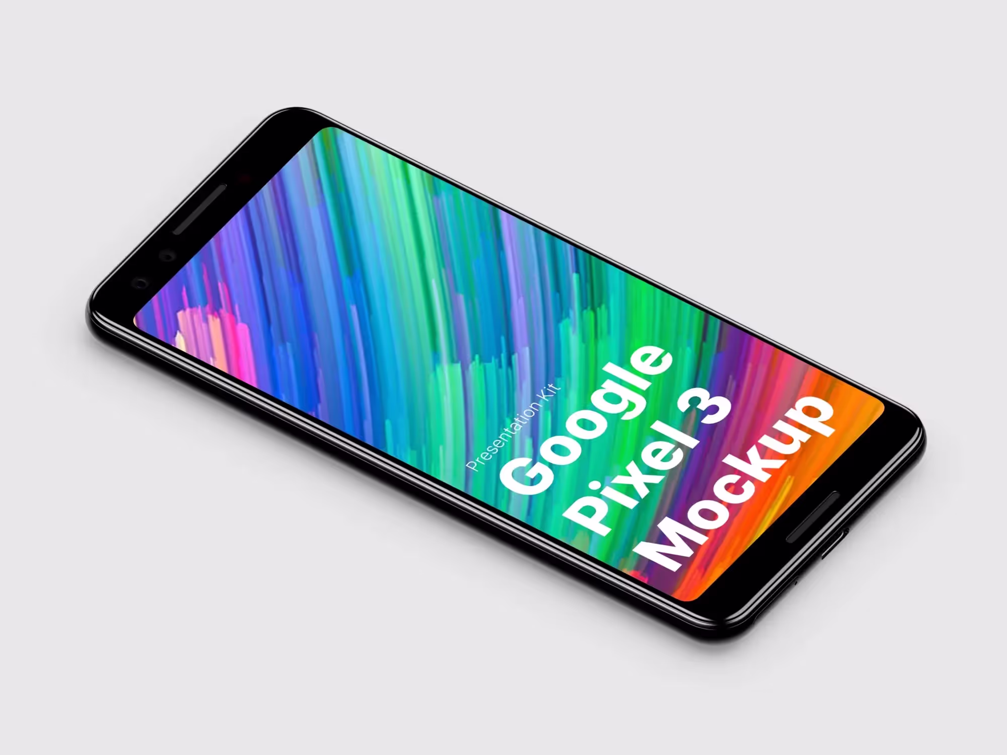 Google Pixel 3, Google Pixel 3 XL Mockups | Professional Template