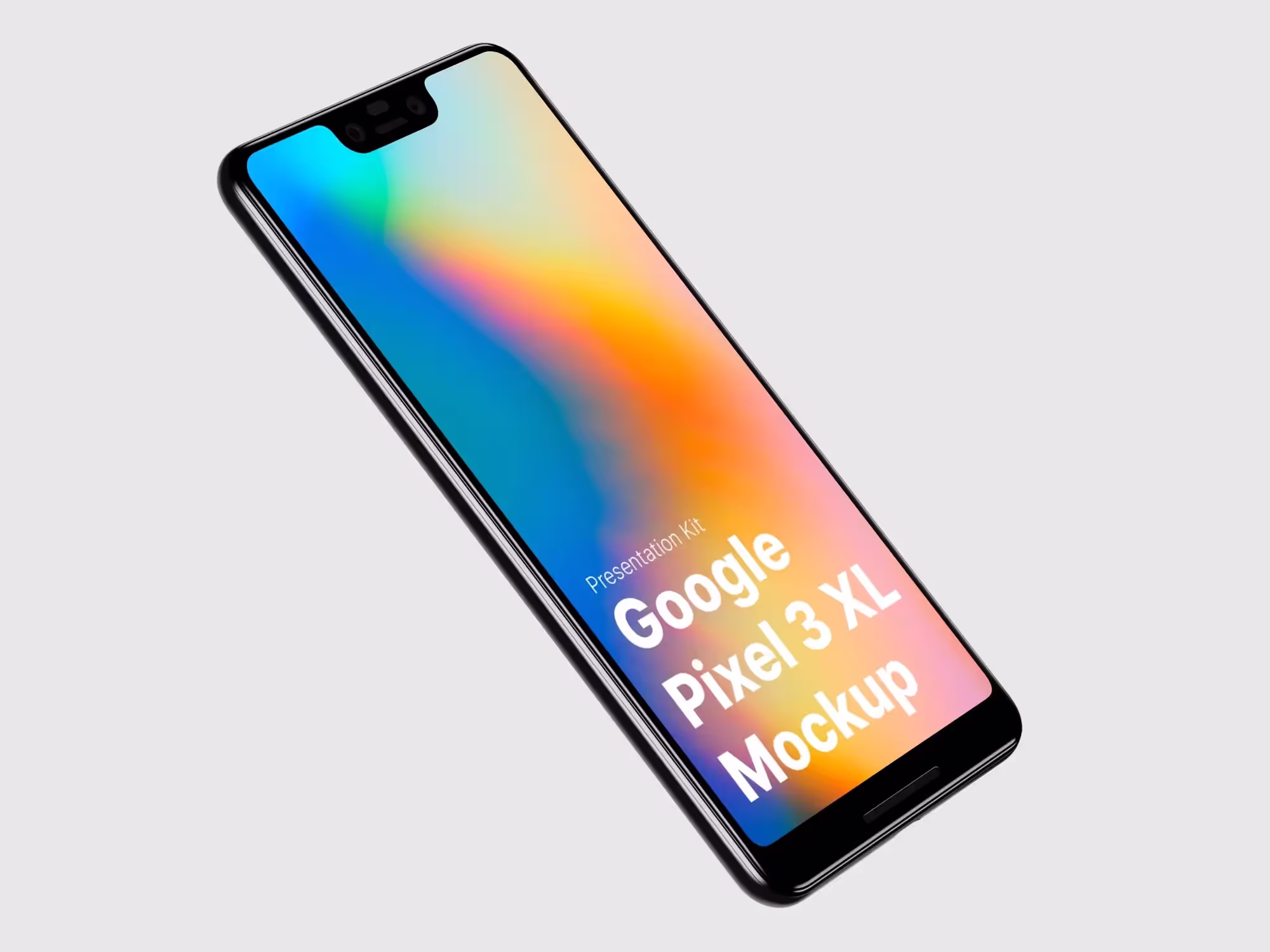 Google Pixel 3, Google Pixel 3 XL Mockups | Pro Designer Pack