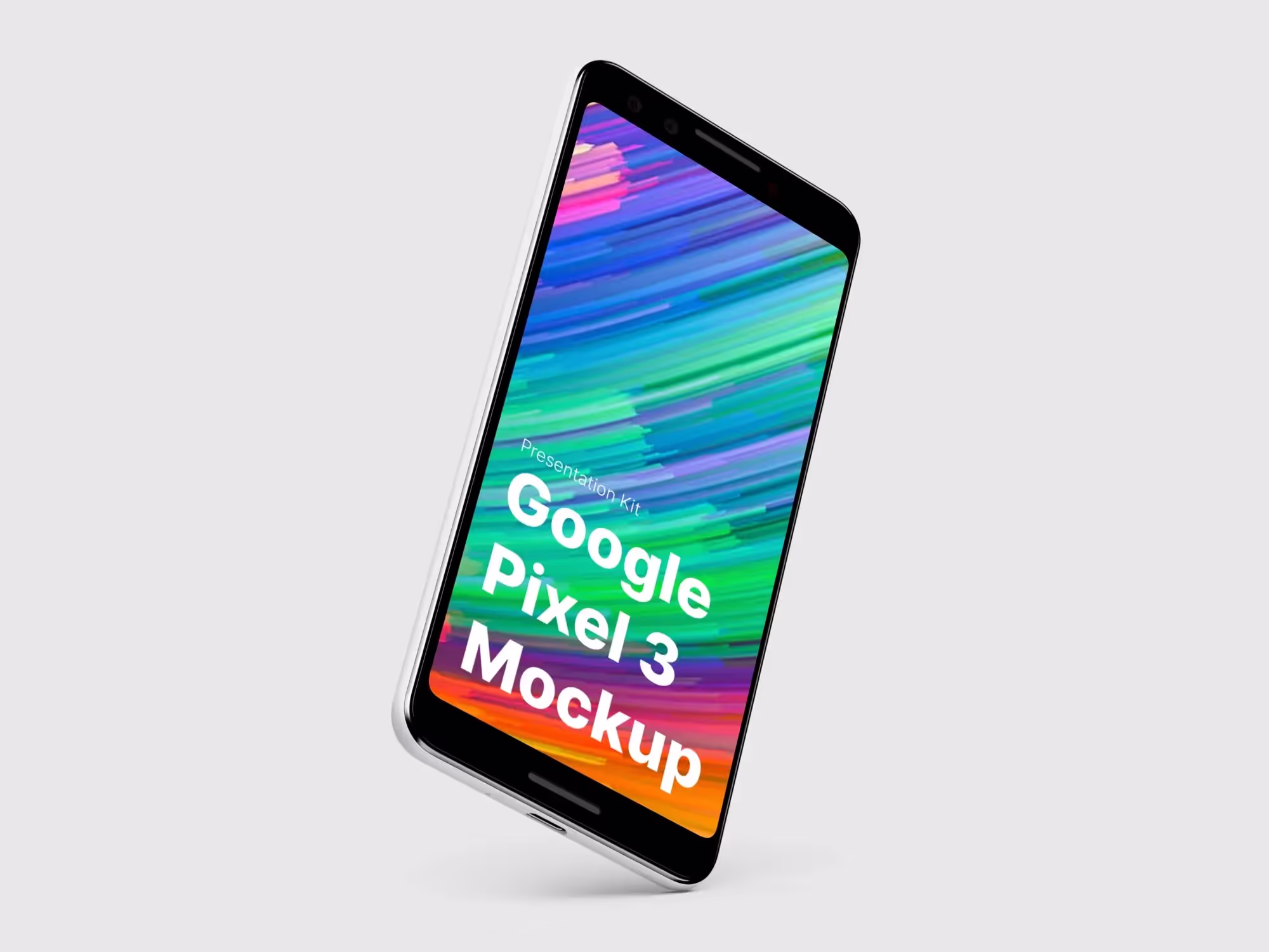 Google Pixel 3, Google Pixel 3 XL Mockups | Professional Template