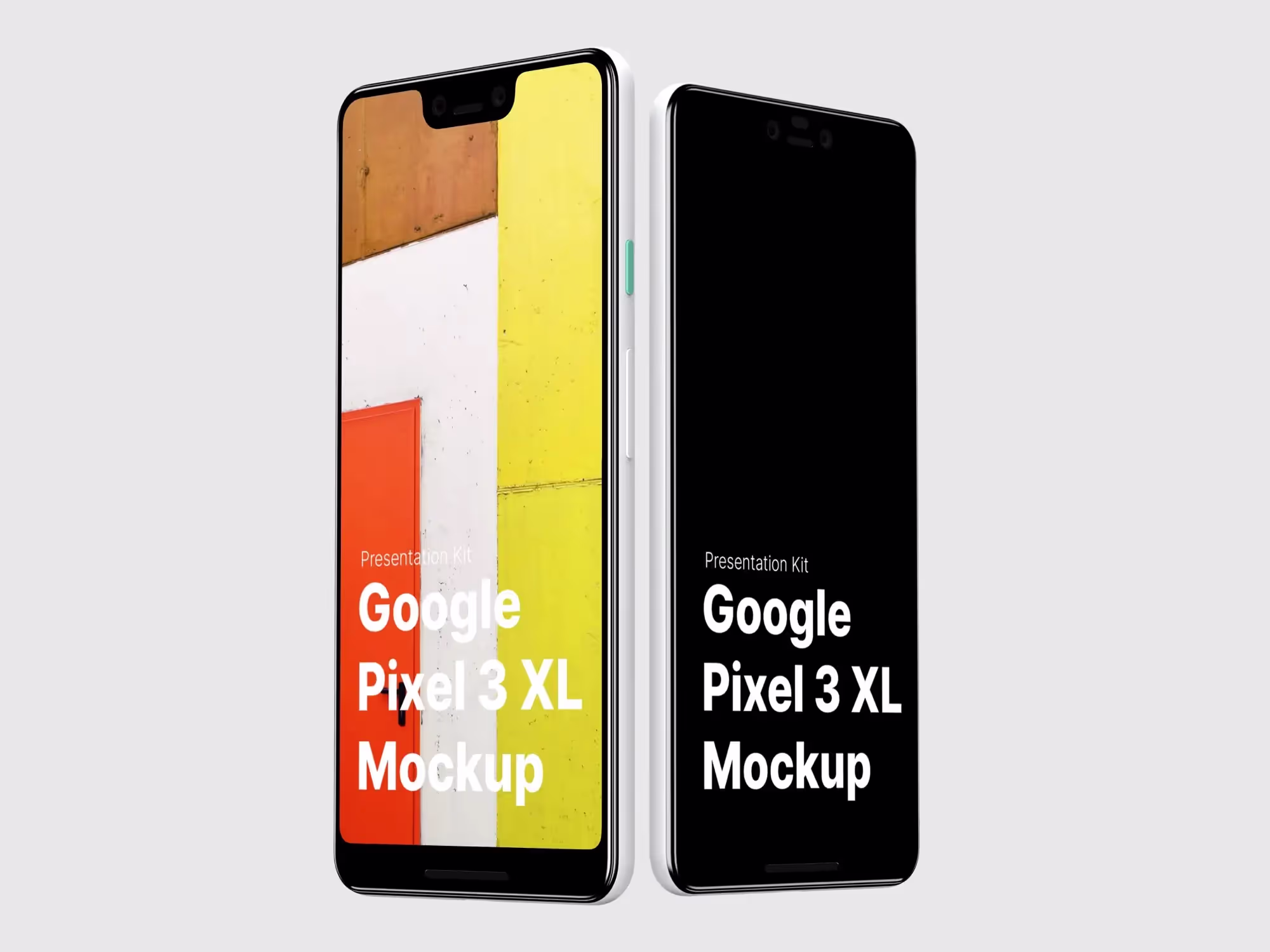 Google Pixel 3, Google Pixel 3 XL Mockups | Top Selling Mockup