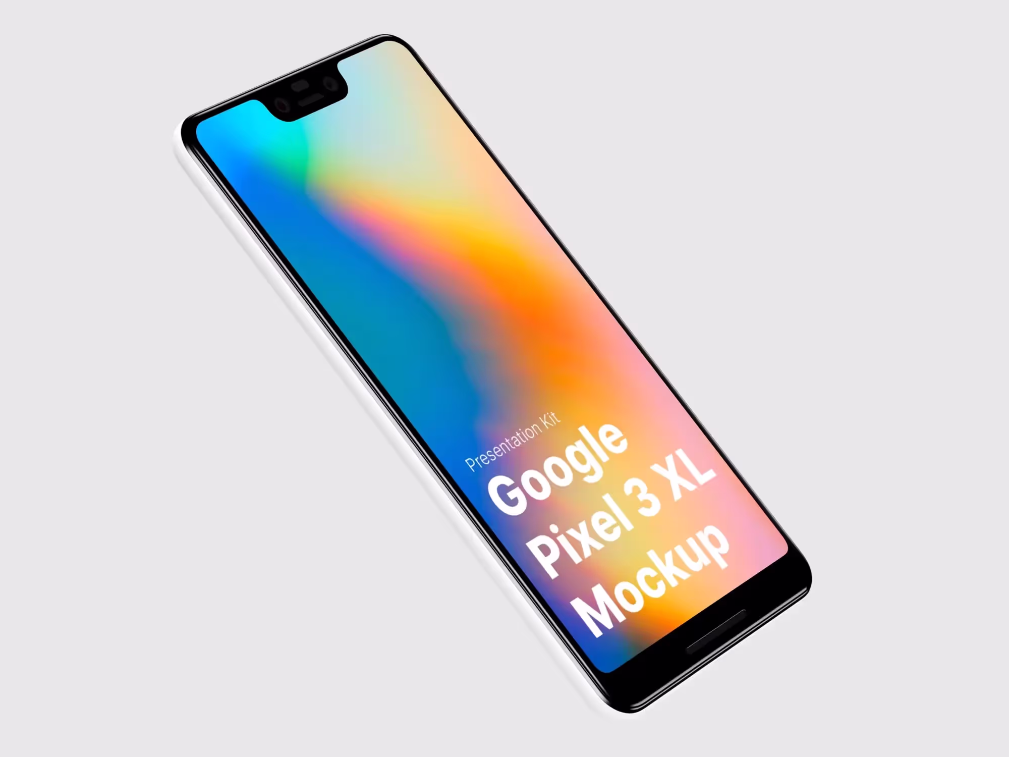 Google Pixel 3, Google Pixel 3 XL Mockups | Premium Download Ready
