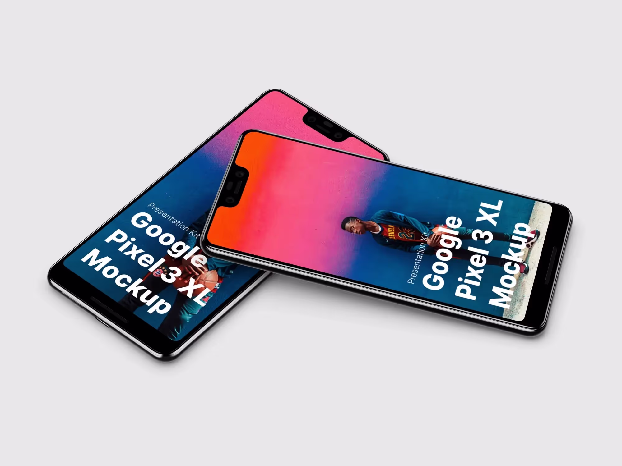 Google Pixel 3, Google Pixel 3 XL Mockups | Download at ls.graphics