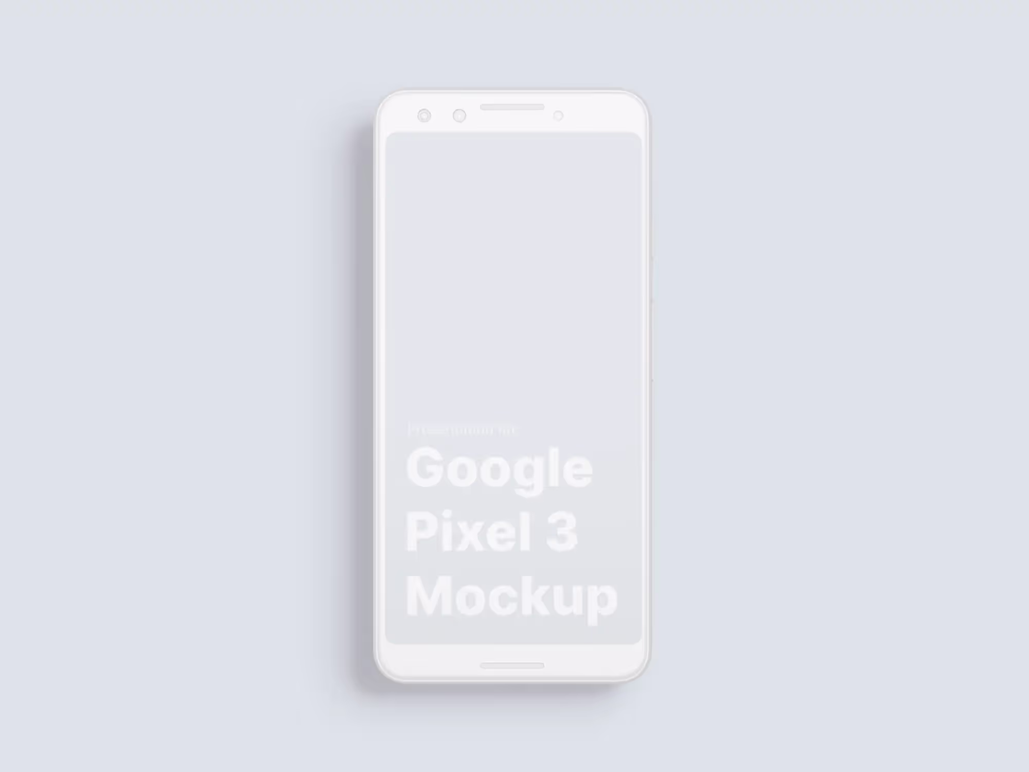 Google Pixel 3, Google Pixel 3 XL Mockups | Premium Download Ready