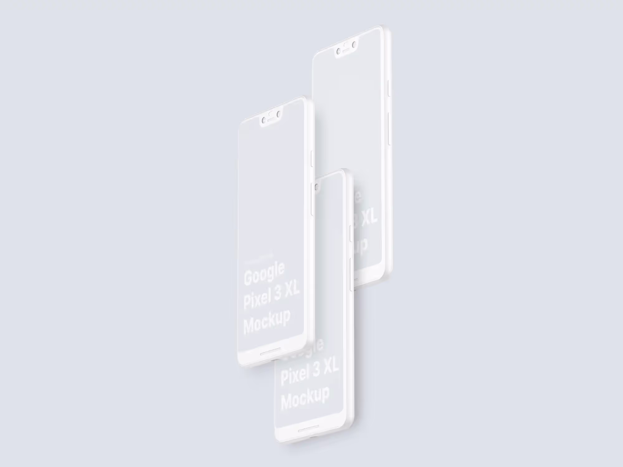 Google Pixel 3, Google Pixel 3 XL Mockups | Download at ls.graphics