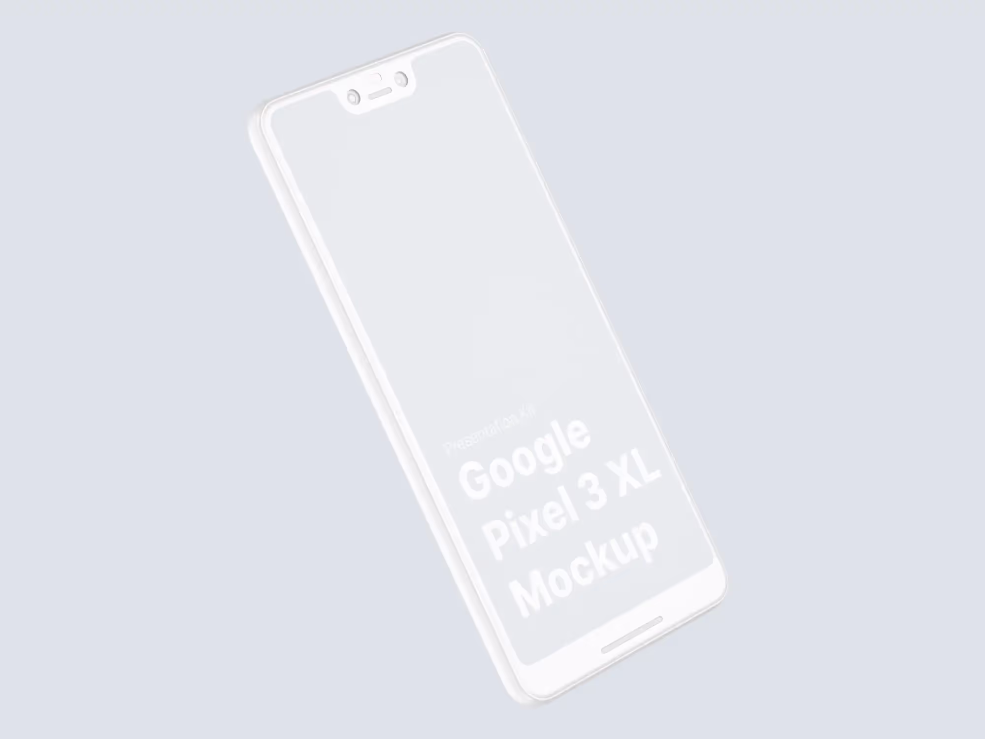 Google Pixel 3, Google Pixel 3 XL Mockups | High Quality Asset