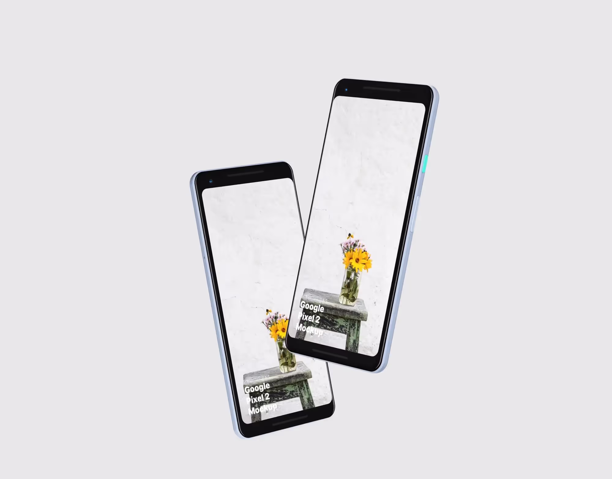 Google Pixel 2 Mockups | High Quality Asset