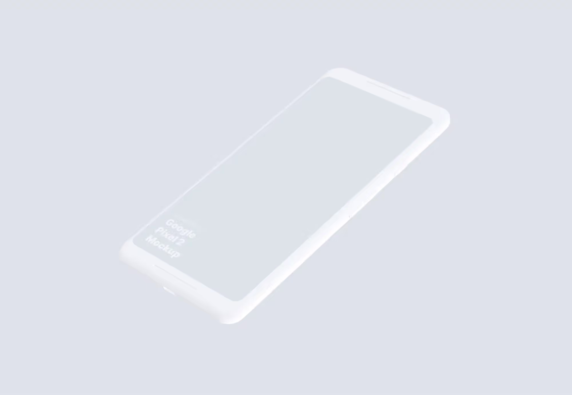 Google Pixel 2 Mockups | Full Resolution File
