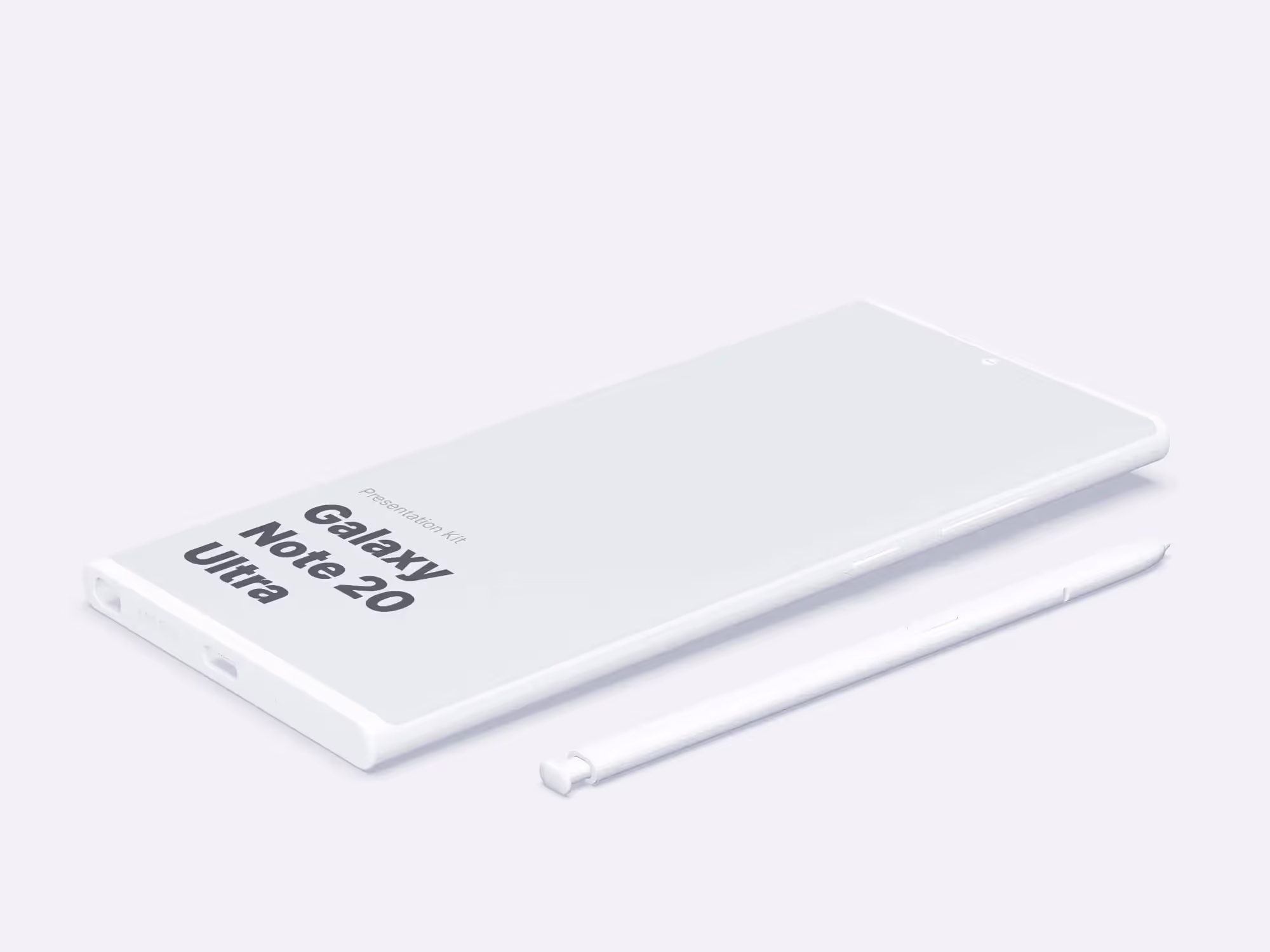 Galaxy Note 20 Ultra Mockups | High Quality Asset