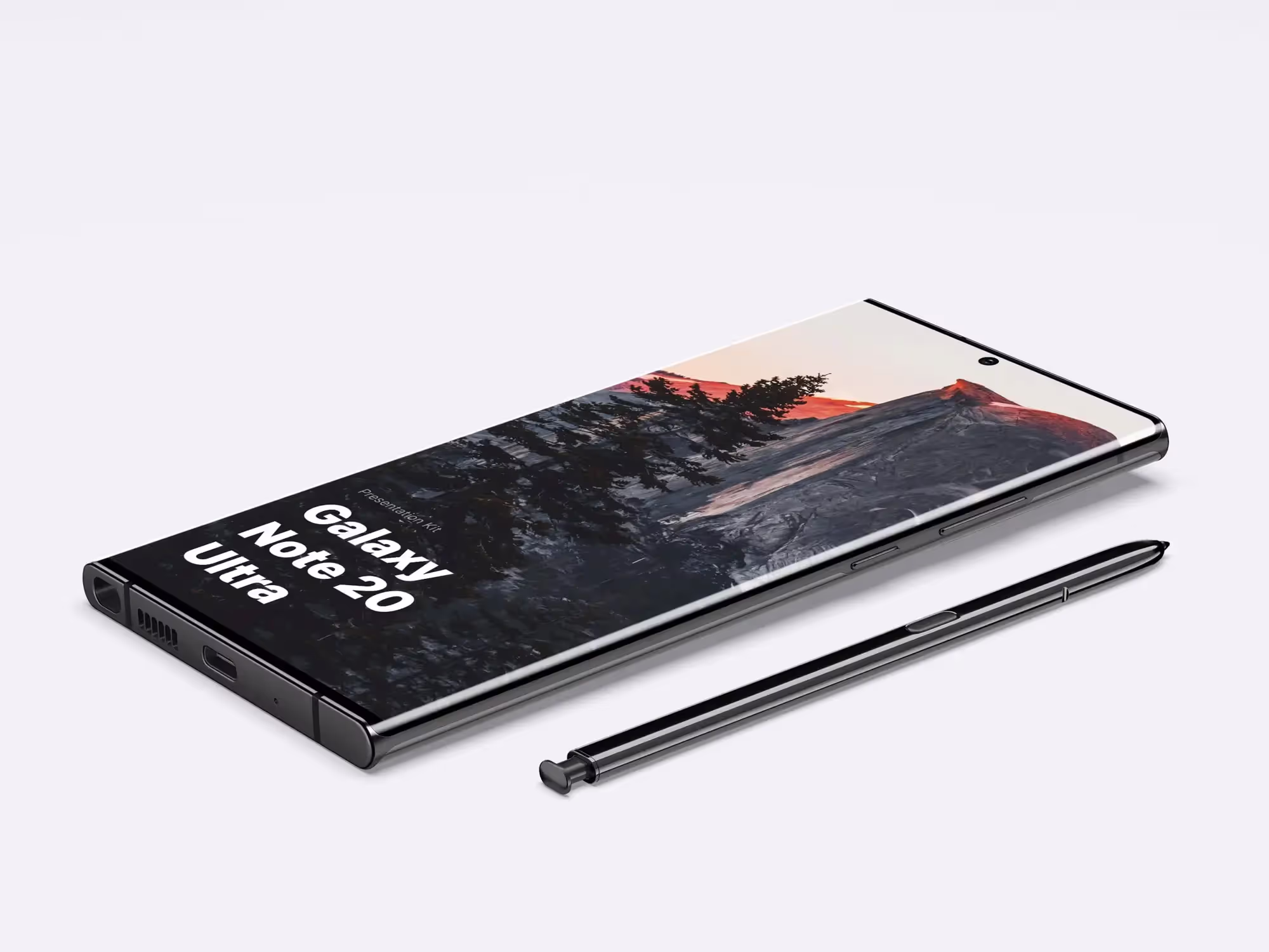 Galaxy Note 20 Ultra Mockups | High Quality Asset