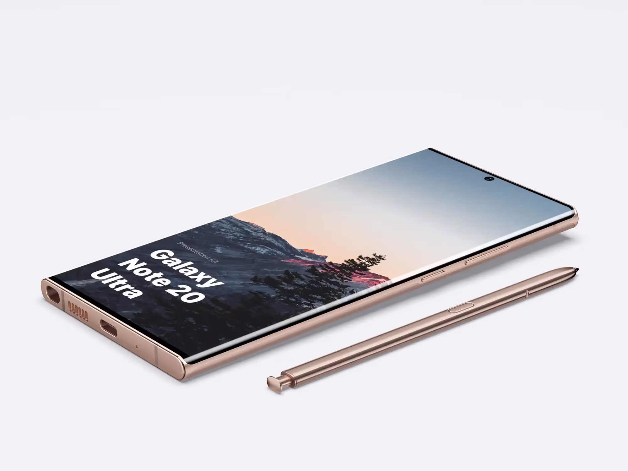 Galaxy Note 20 Ultra Mockups | Pro Designer Pack