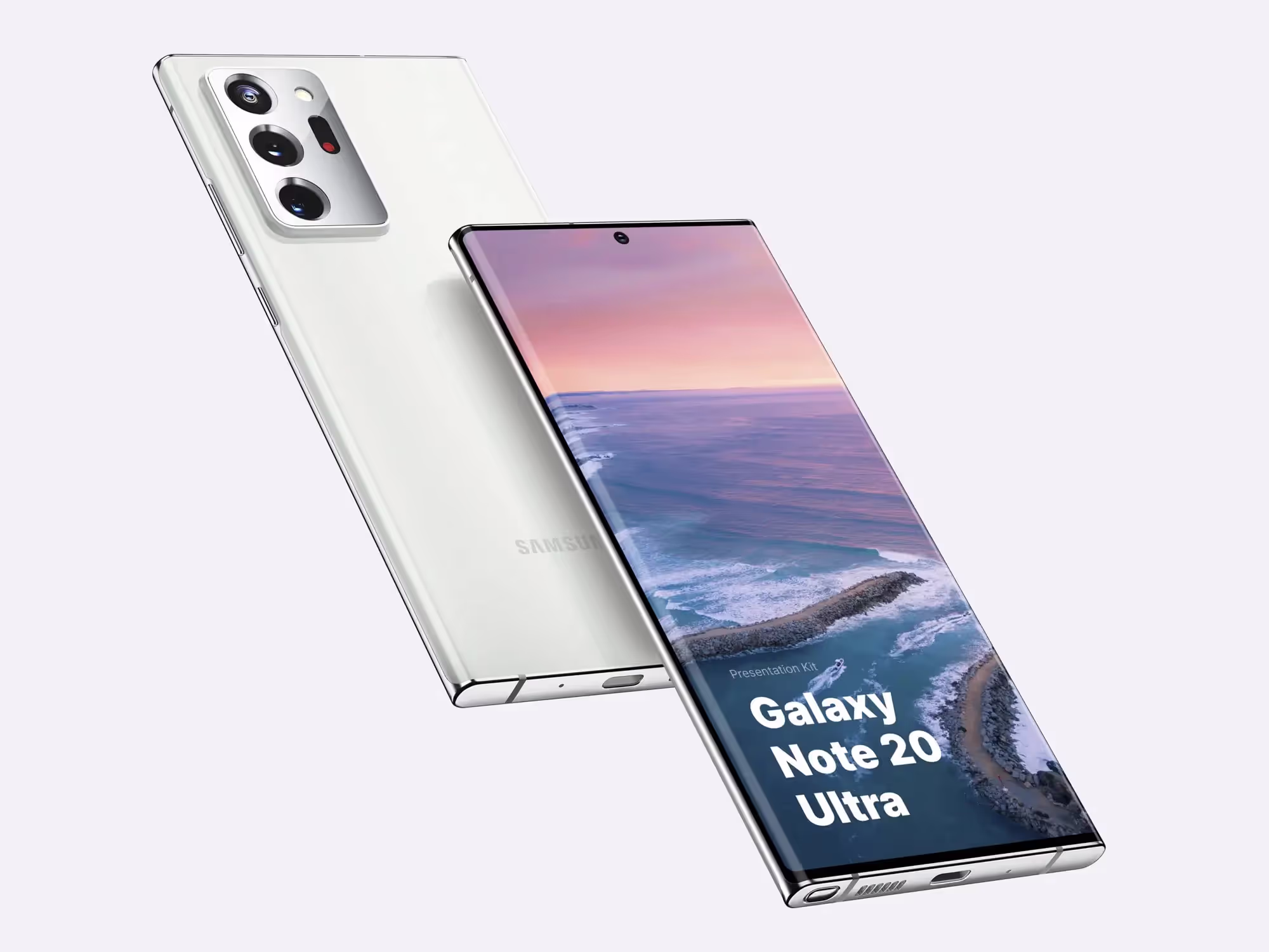 Galaxy Note 20 Ultra Mockups | Professional Template