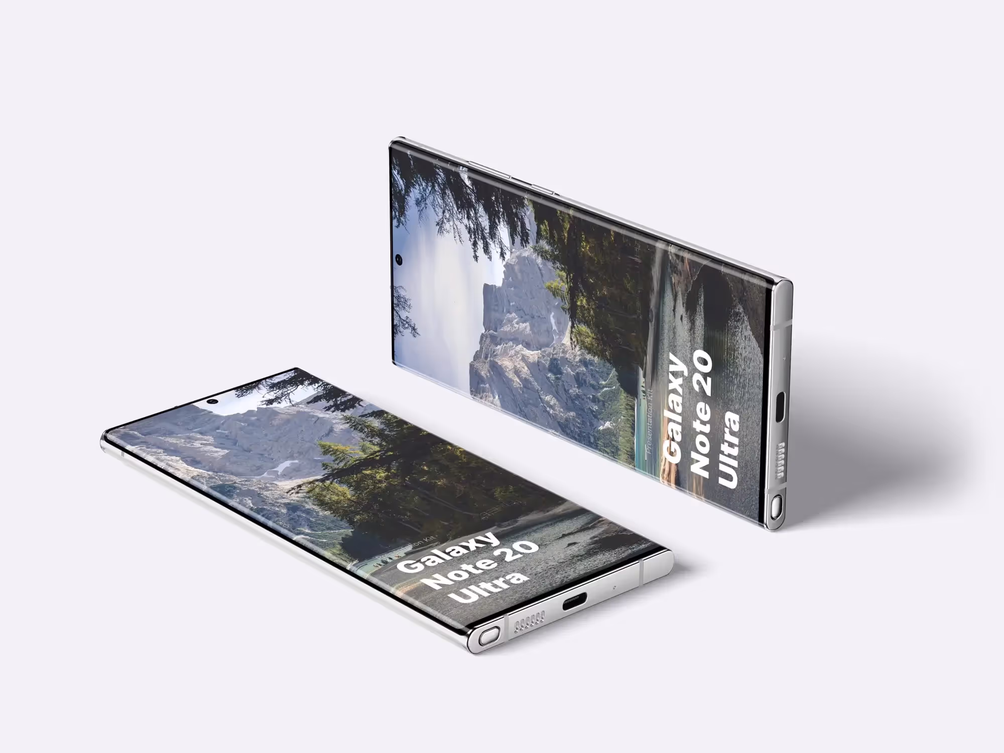 Galaxy Note 20 Ultra Mockups | Pro Designer Pack