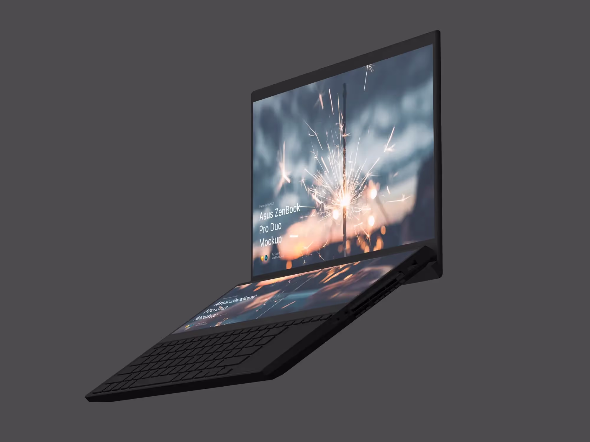 Asus ZenBook Pro Duo Mockups | Download at ls.graphics