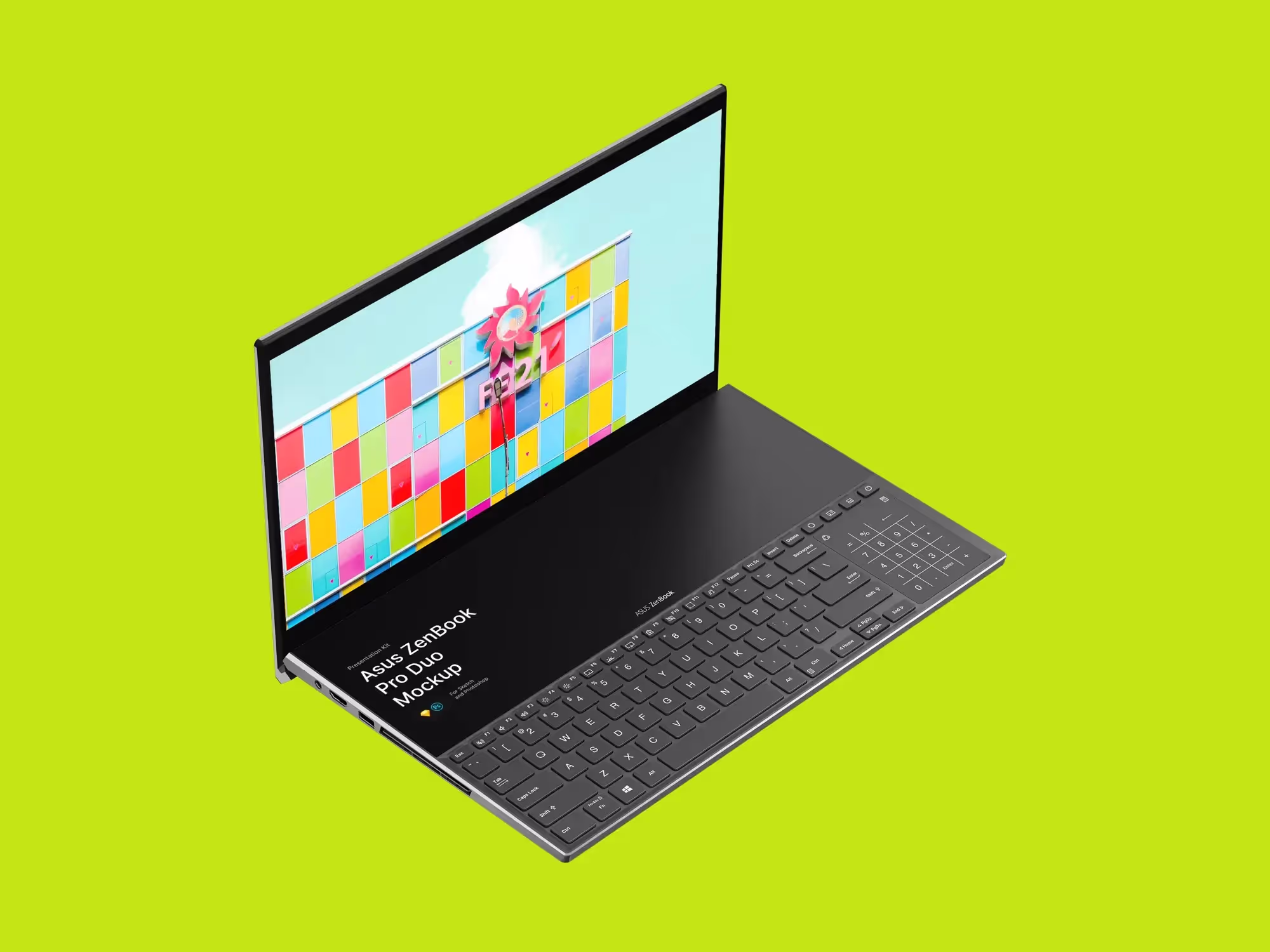 Asus ZenBook Pro Duo Mockups | Premium Download Ready