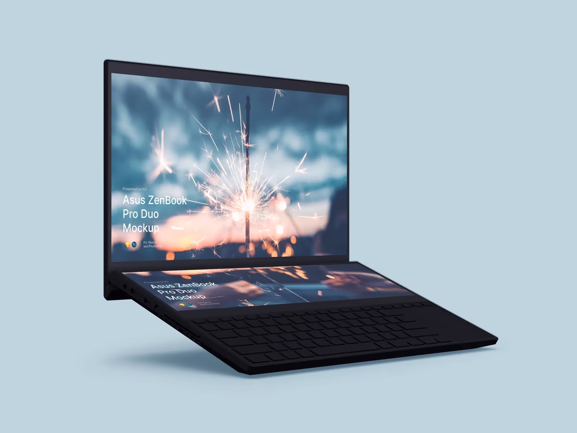 Asus ZenBook Pro Duo Mockups | Full Resolution File