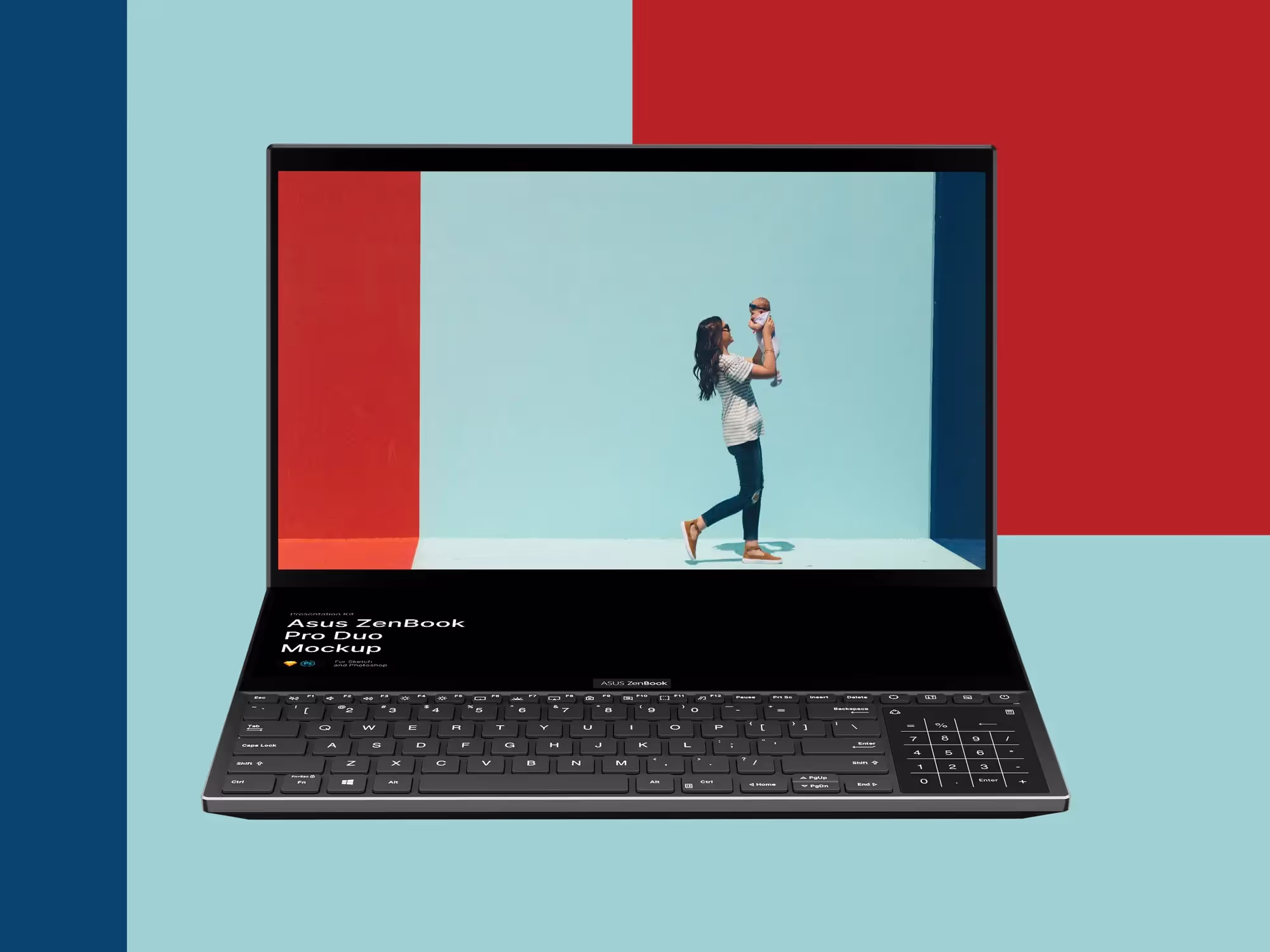 Asus ZenBook Pro Duo Mockups | Best Commercial Version