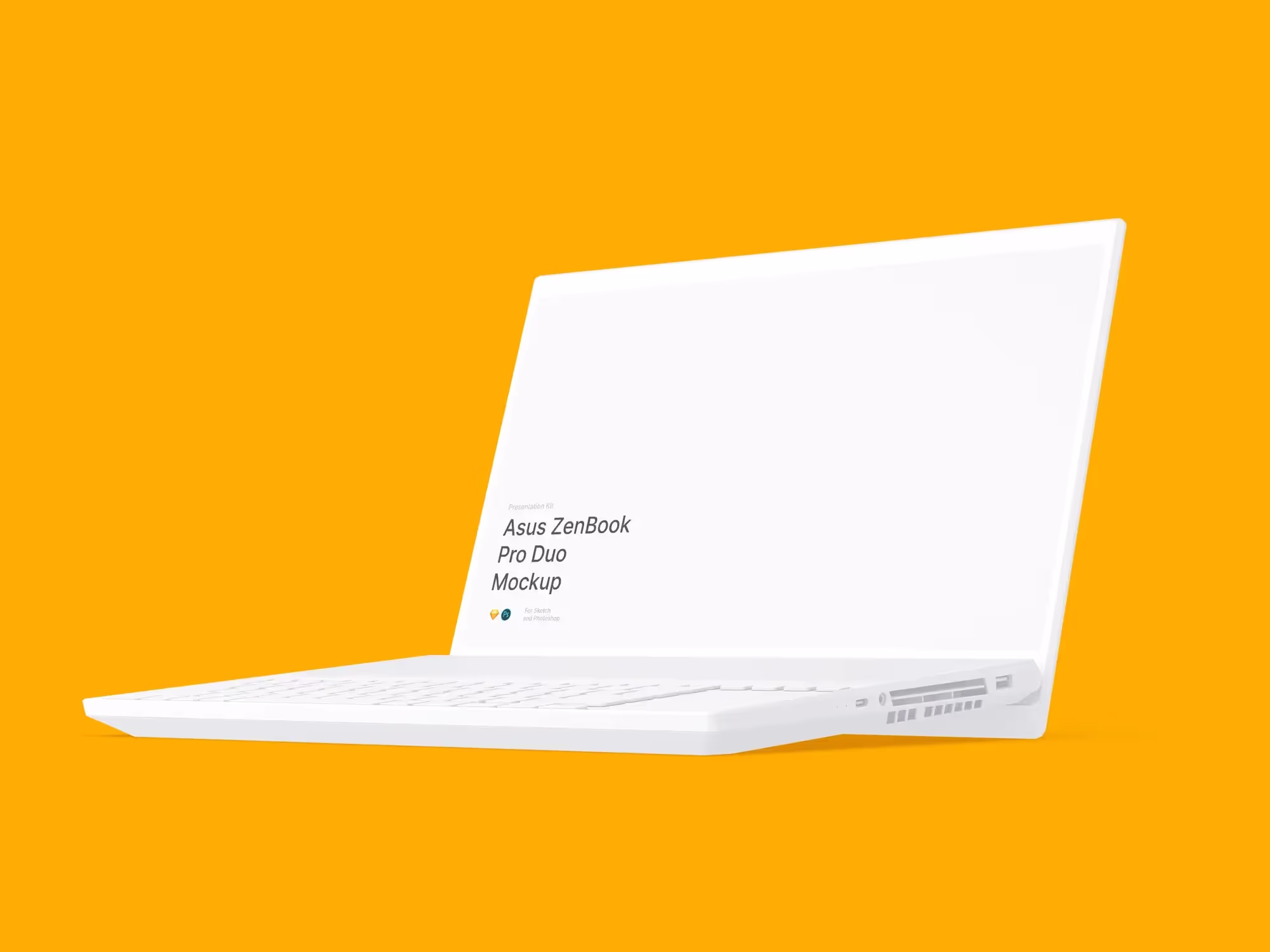 Asus ZenBook Pro Duo Mockups | Top Selling Mockup