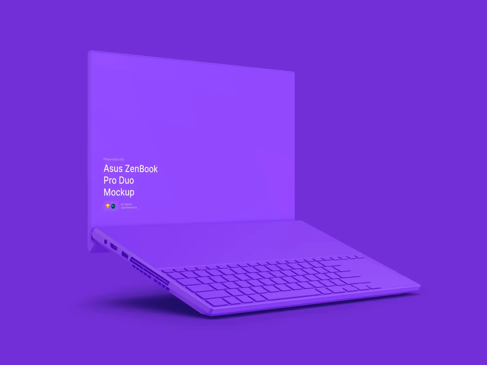 Asus ZenBook Pro Duo Mockups | Best Commercial Version