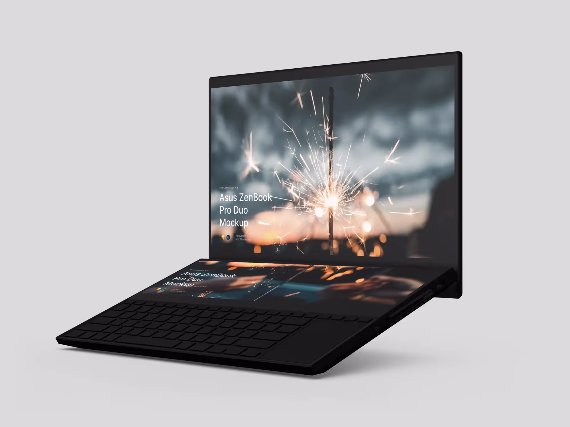 Asus ZenBook Pro Duo Mockups | Pro Design Resource