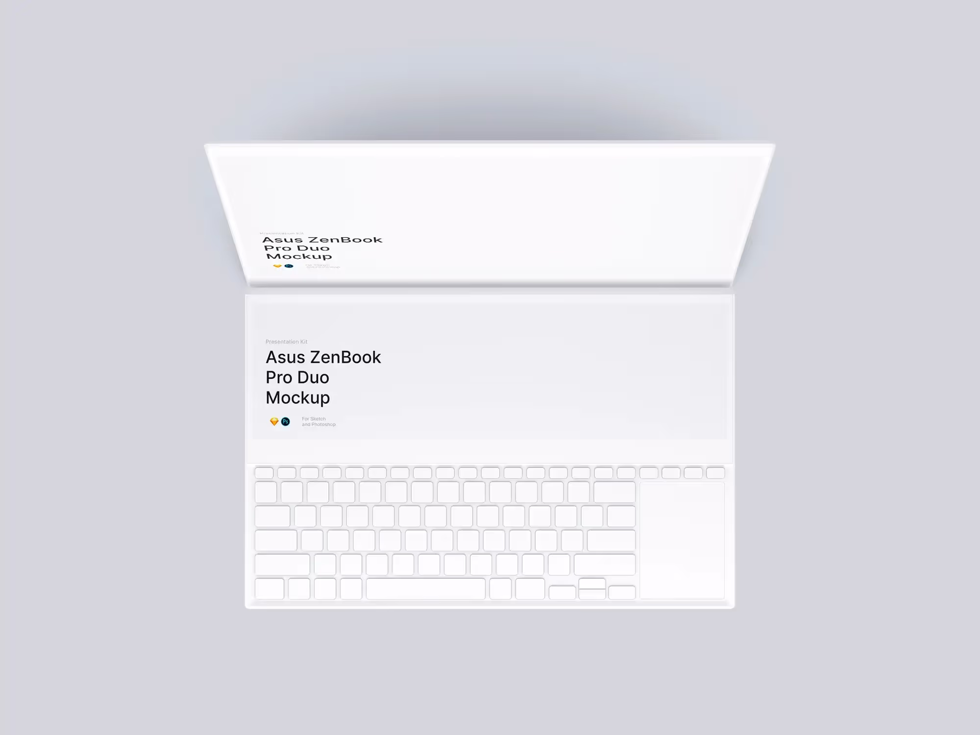 Asus ZenBook Pro Duo Mockups | Full Resolution File