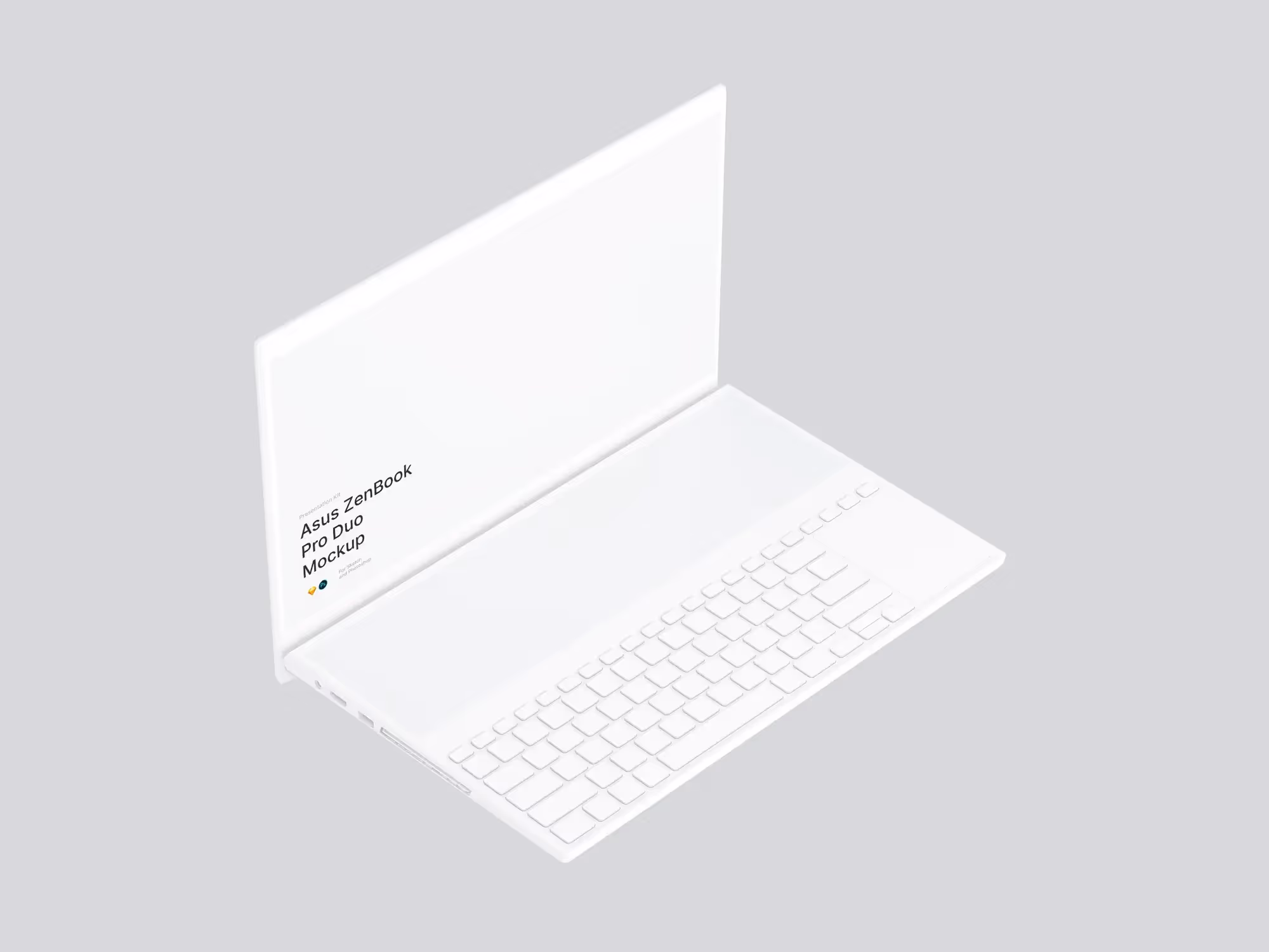 Asus ZenBook Pro Duo Mockups | Premium Download Ready