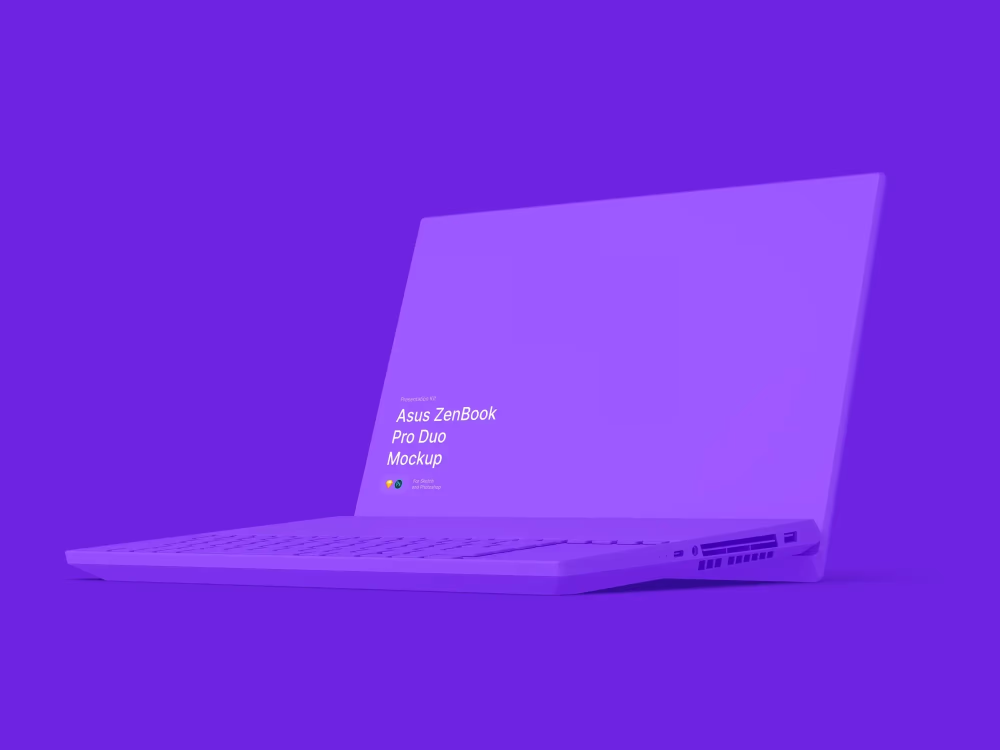 Asus ZenBook Pro Duo Mockups | Commercial License Ready