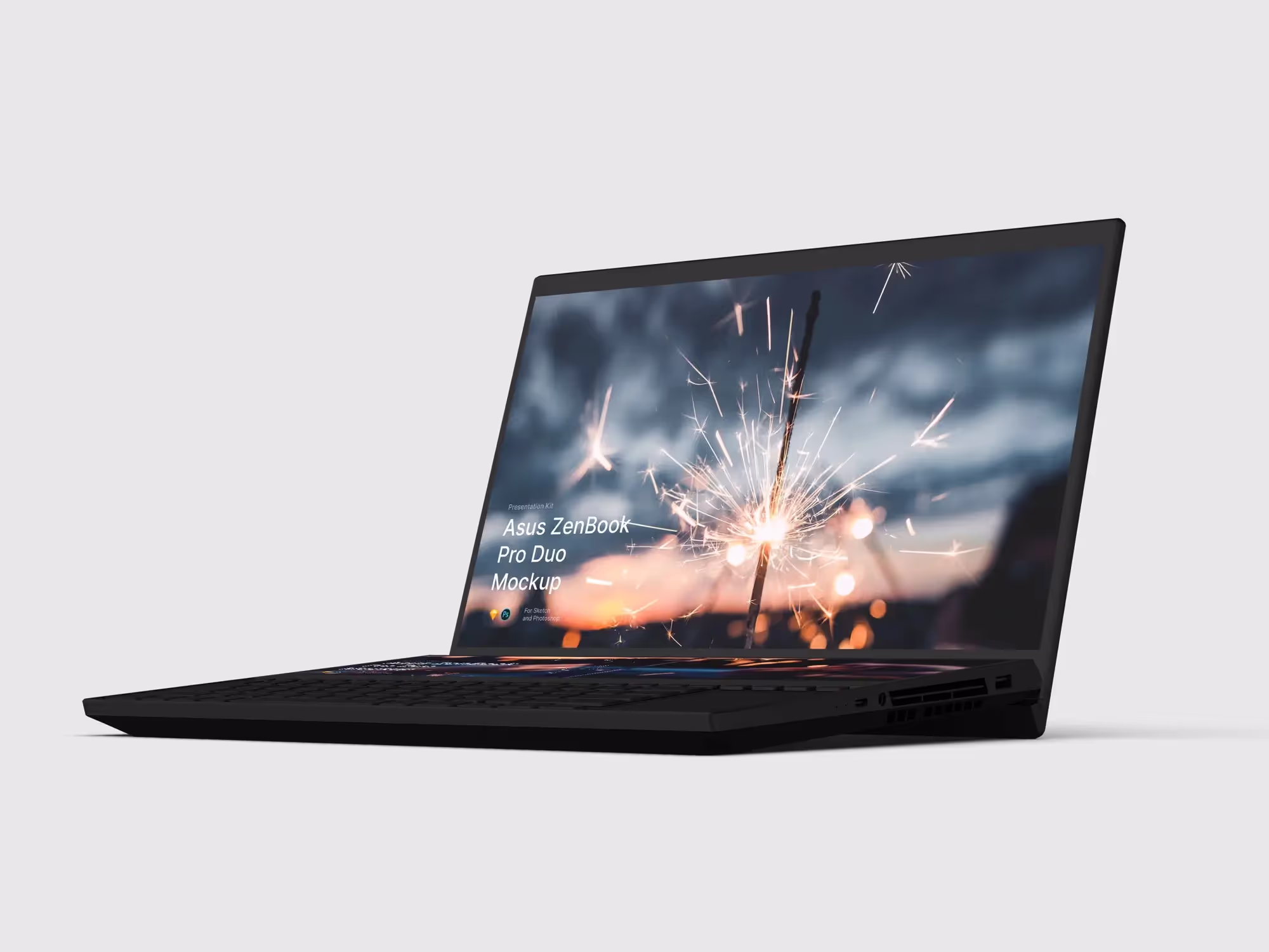 Asus ZenBook Pro Duo Mockups | Commercial License Ready