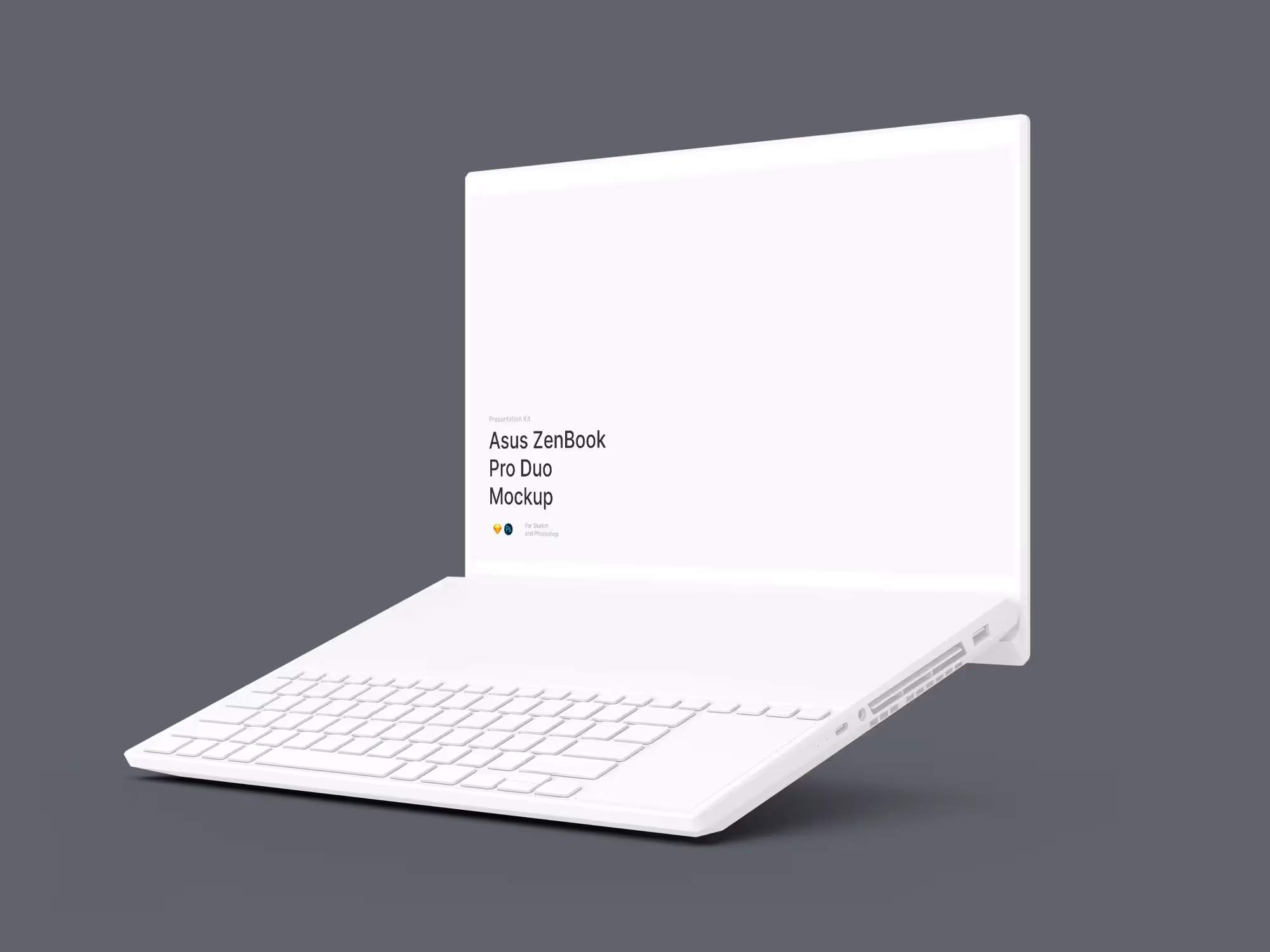 Asus ZenBook Pro Duo Mockups | Available on ls.graphics