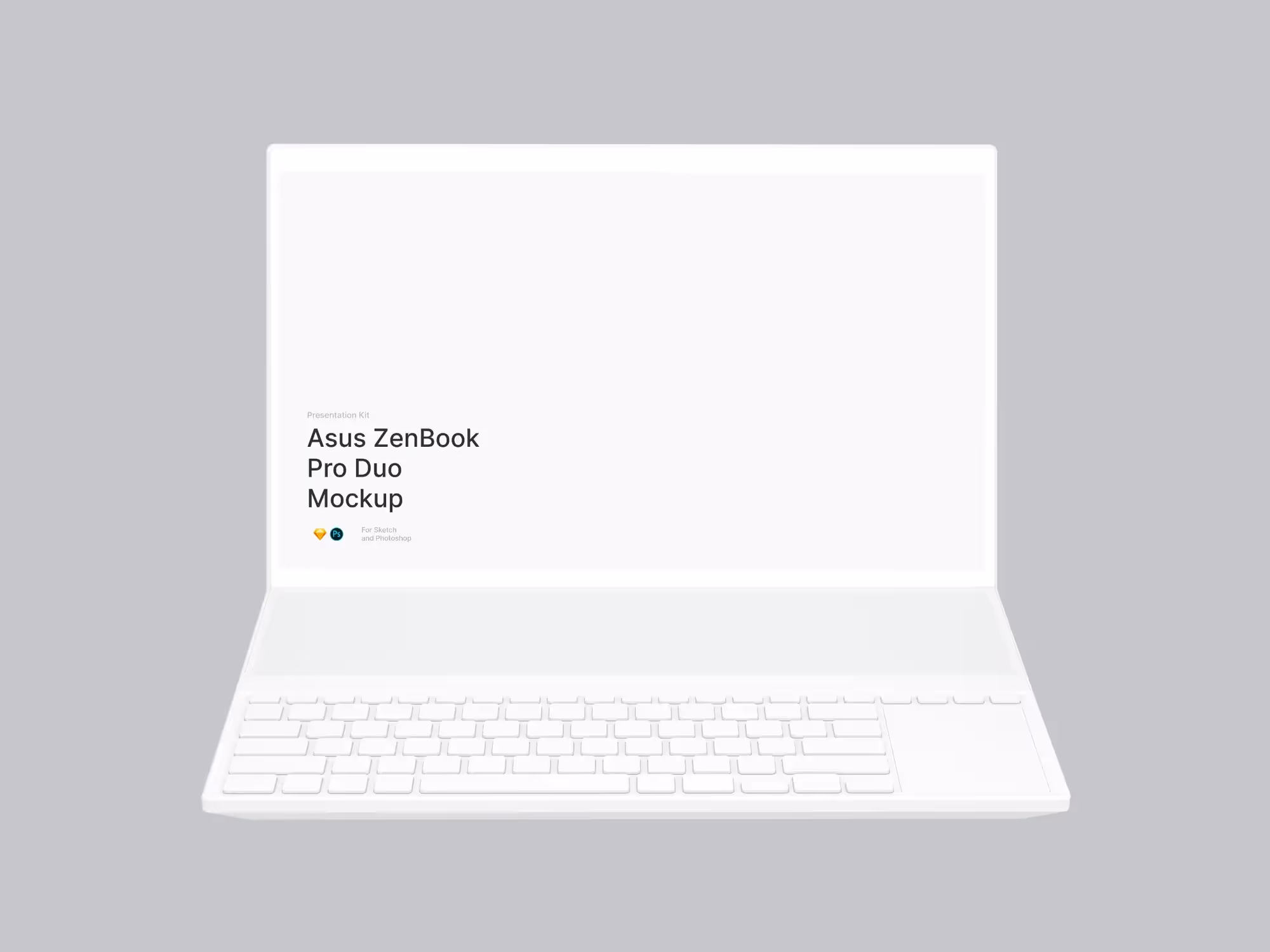 Asus ZenBook Pro Duo Mockups | Best Commercial Version