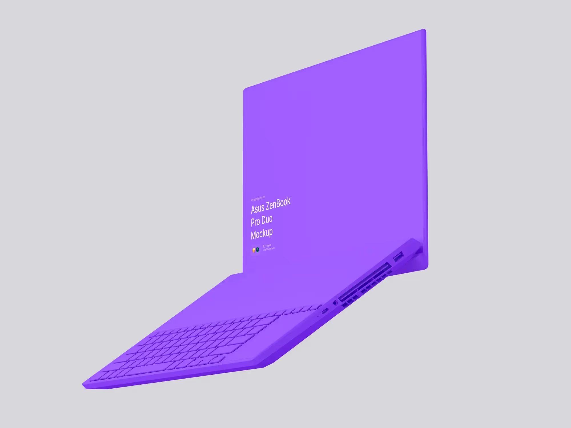 Asus ZenBook Pro Duo Mockups | Available on ls.graphics