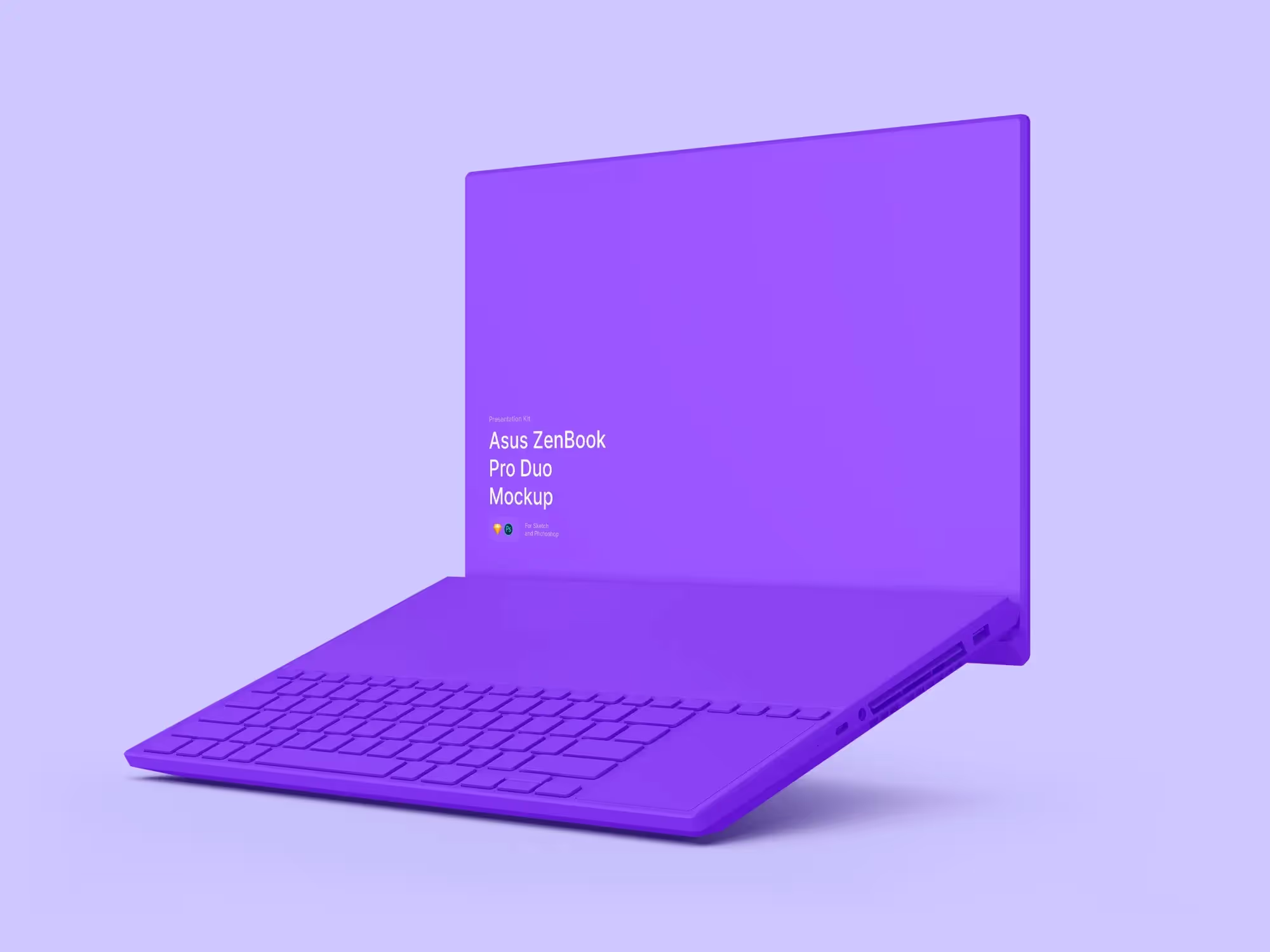 Asus ZenBook Pro Duo Mockups | Available on ls.graphics