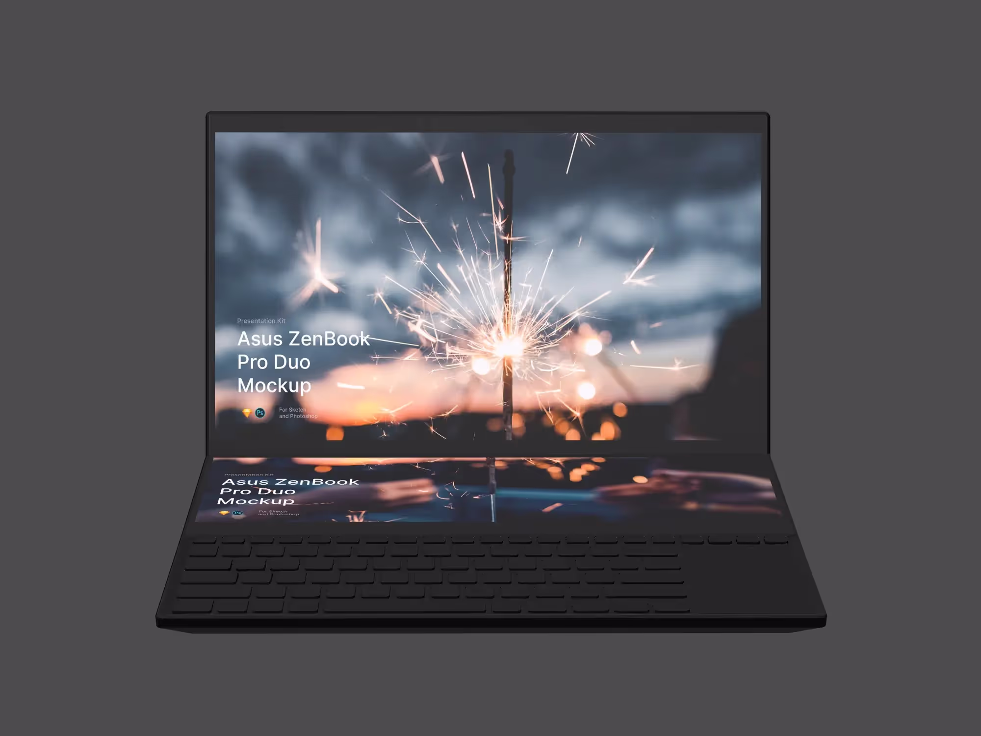 Asus ZenBook Pro Duo Mockups | Pro Designer Pack