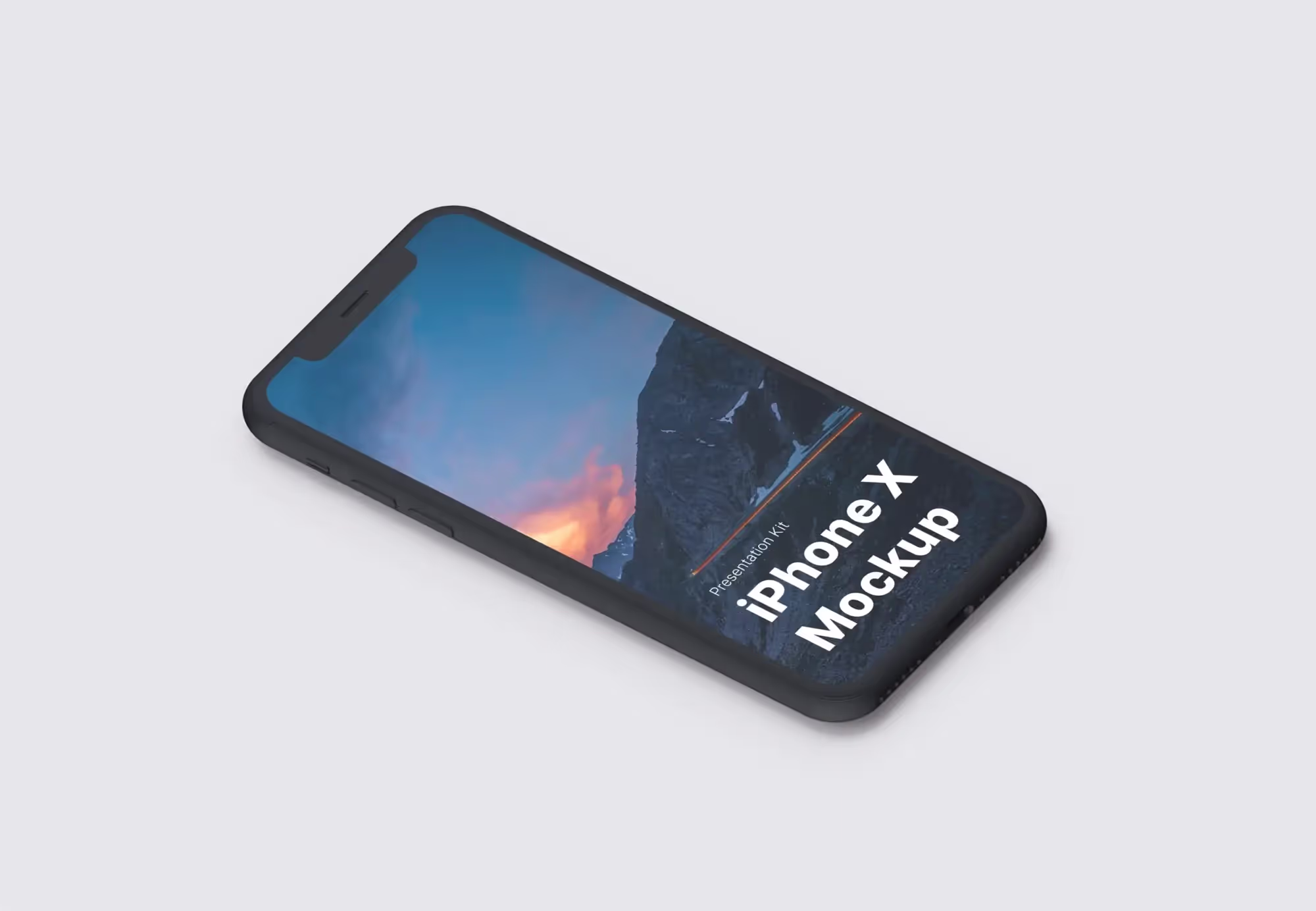 Apple iPhone X Mockups | Full Resolution File
