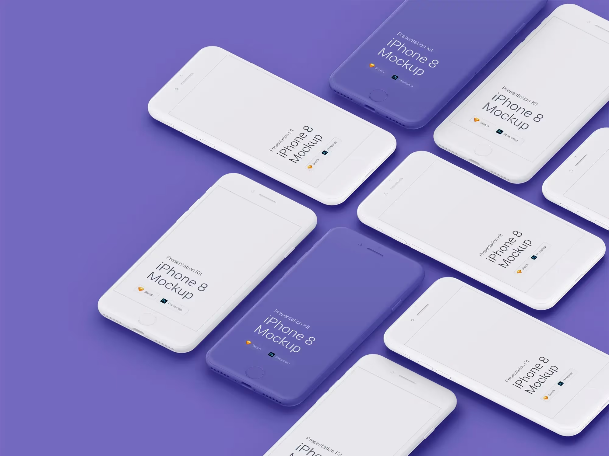 Apple iPhone 8 Mockups | Top Selling Mockup