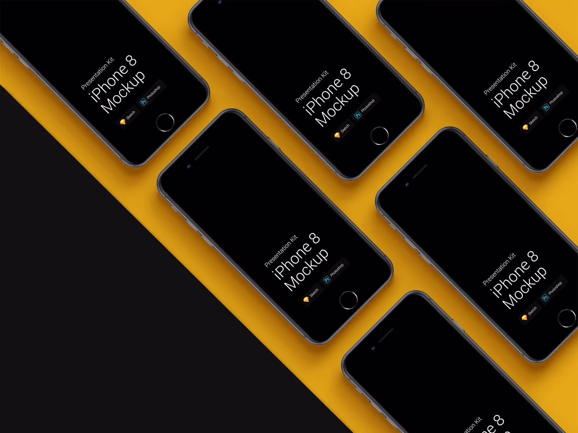 Apple iPhone 8 Mockups | Commercial License Ready