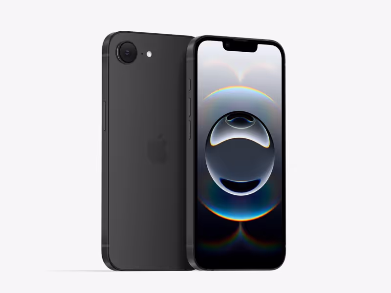 iPhone 16e Mockup, Scene 09