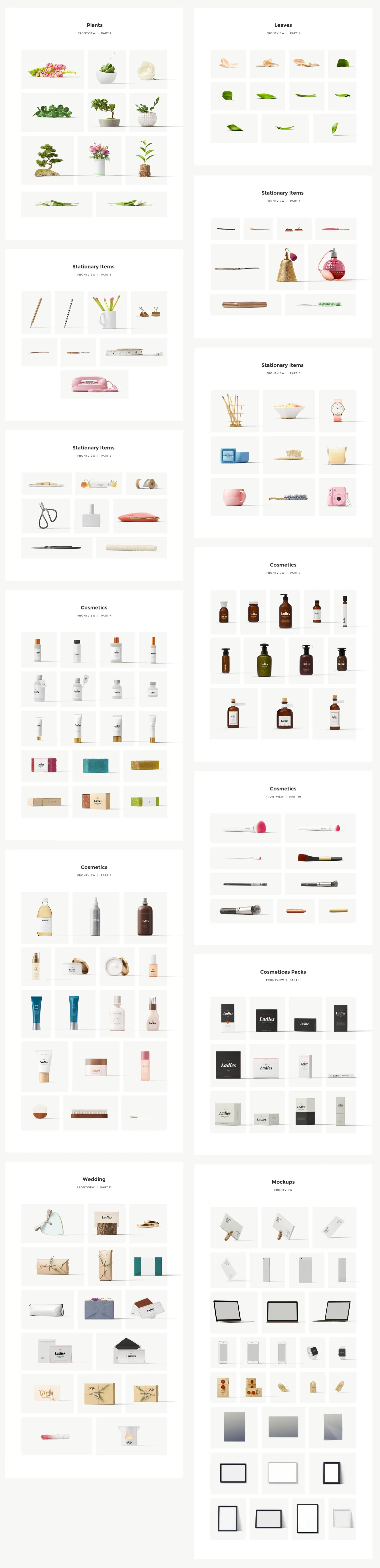Beauty Mockup Scene Creator | Professional Template