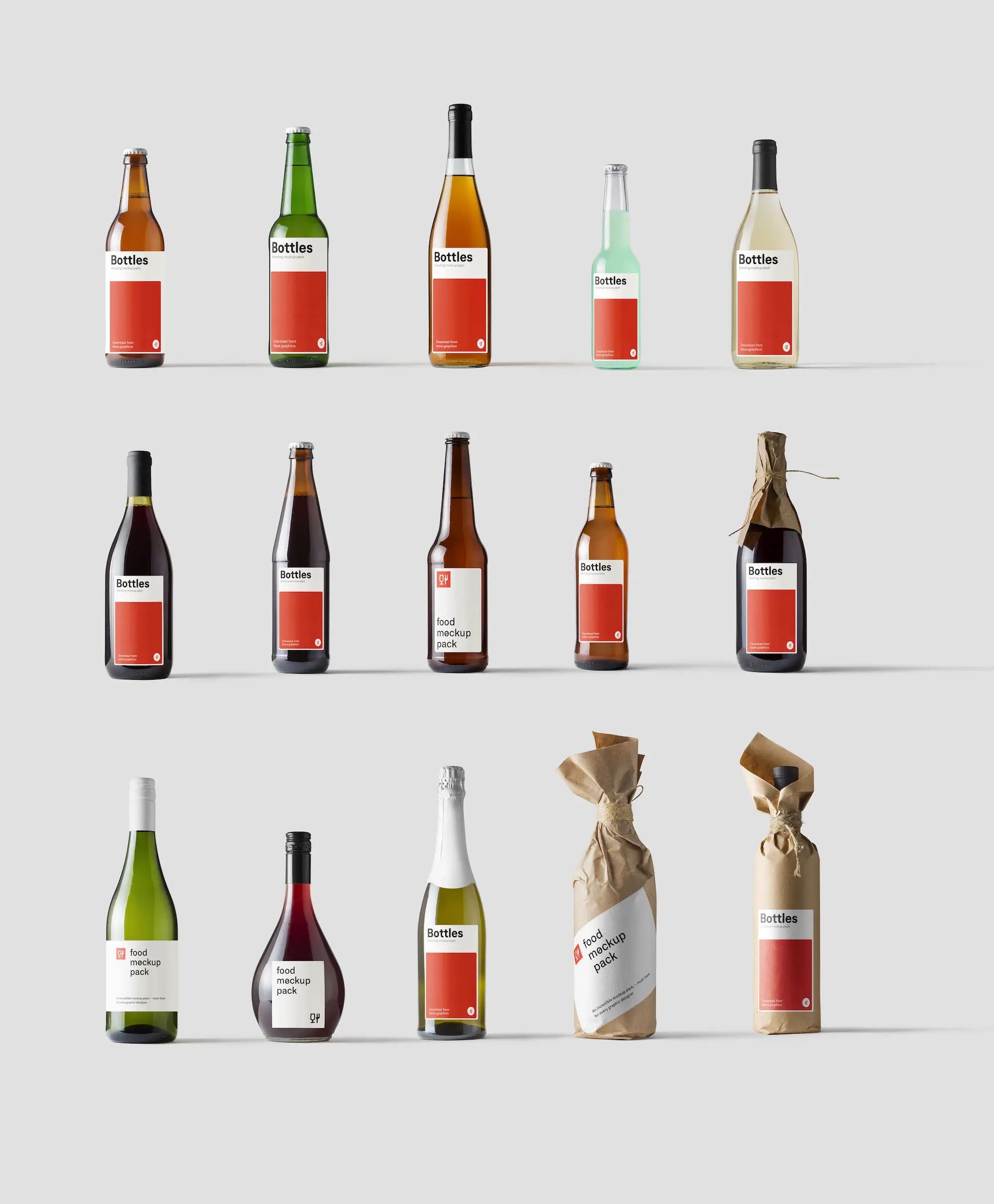 Bottle Mockups | Premium Download Ready