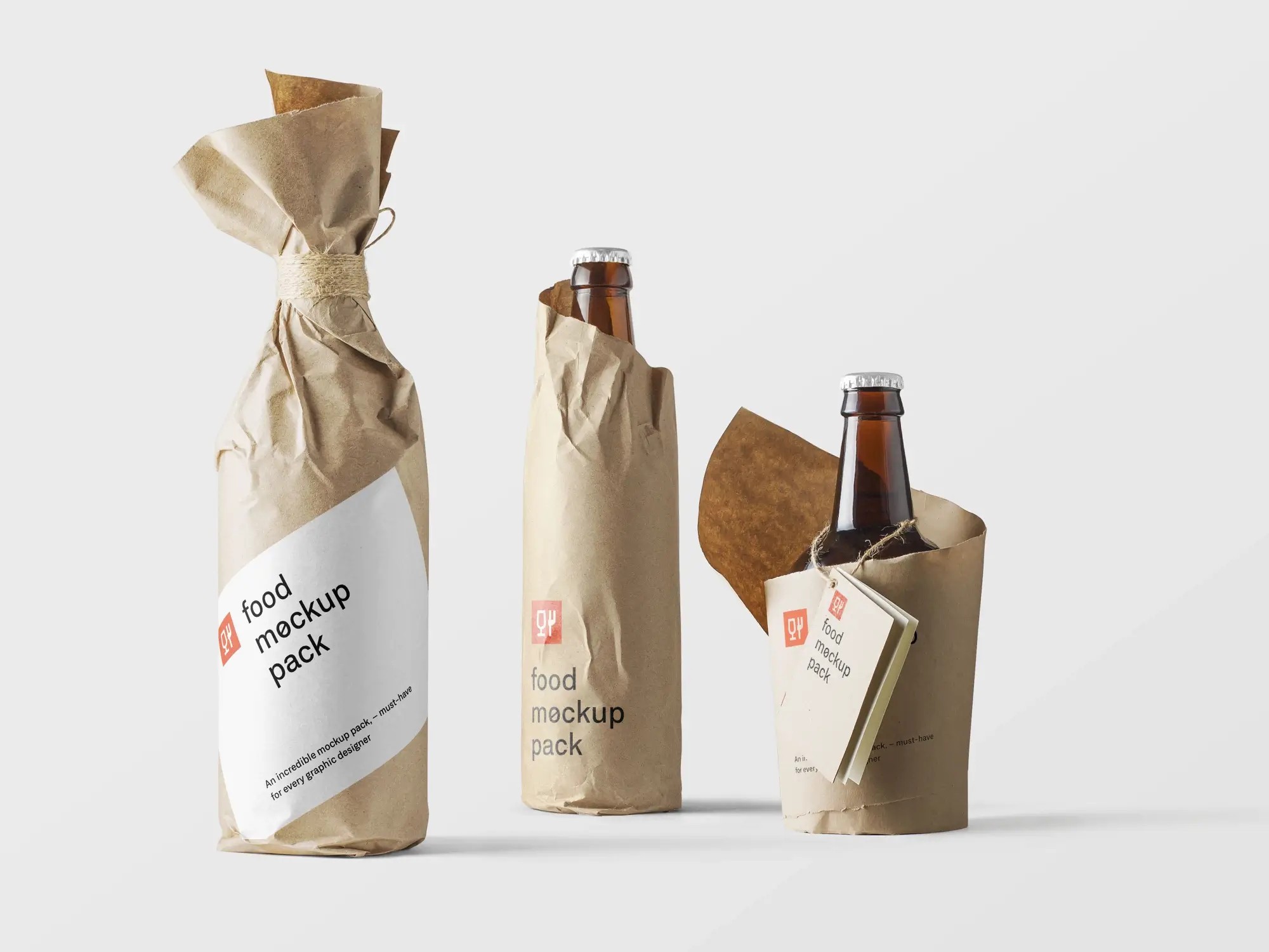 Bottle Mockups | Pro Designer Pack