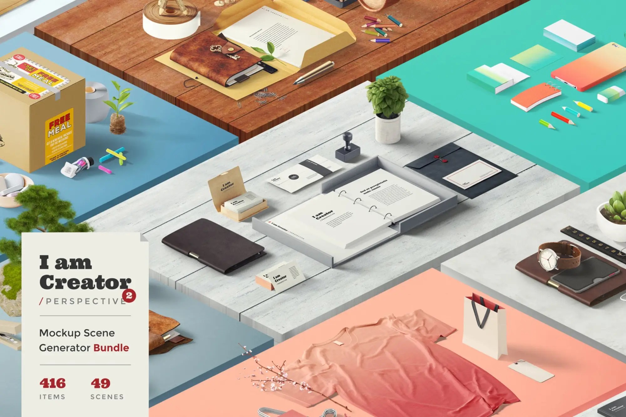 I am Creator, Isometric | Premium Download Ready