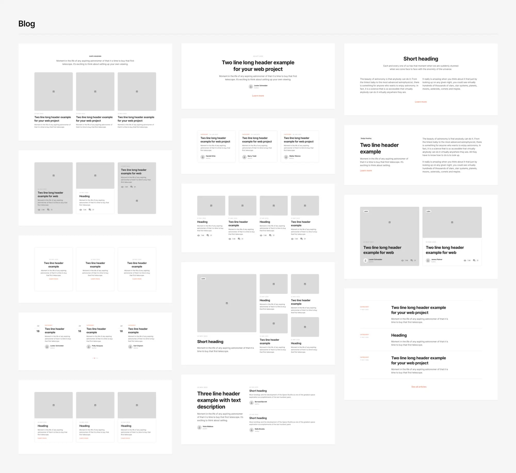 Sections | Pro Design Resource