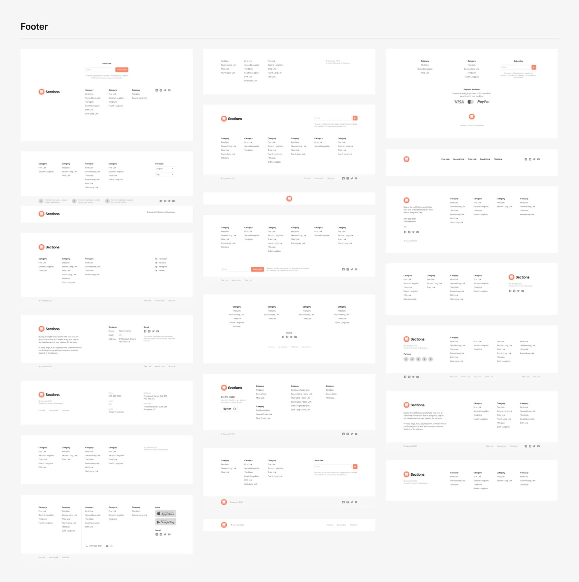 Sections | Commercial License Ready