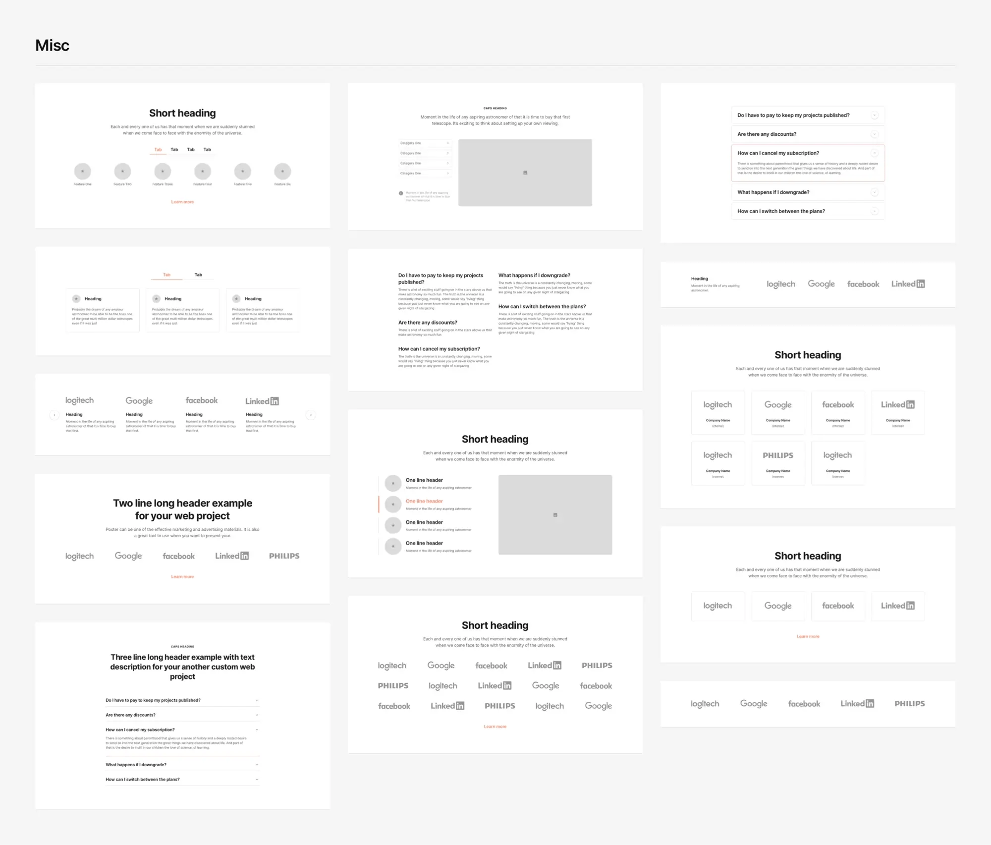 Sections | Top Selling Mockup
