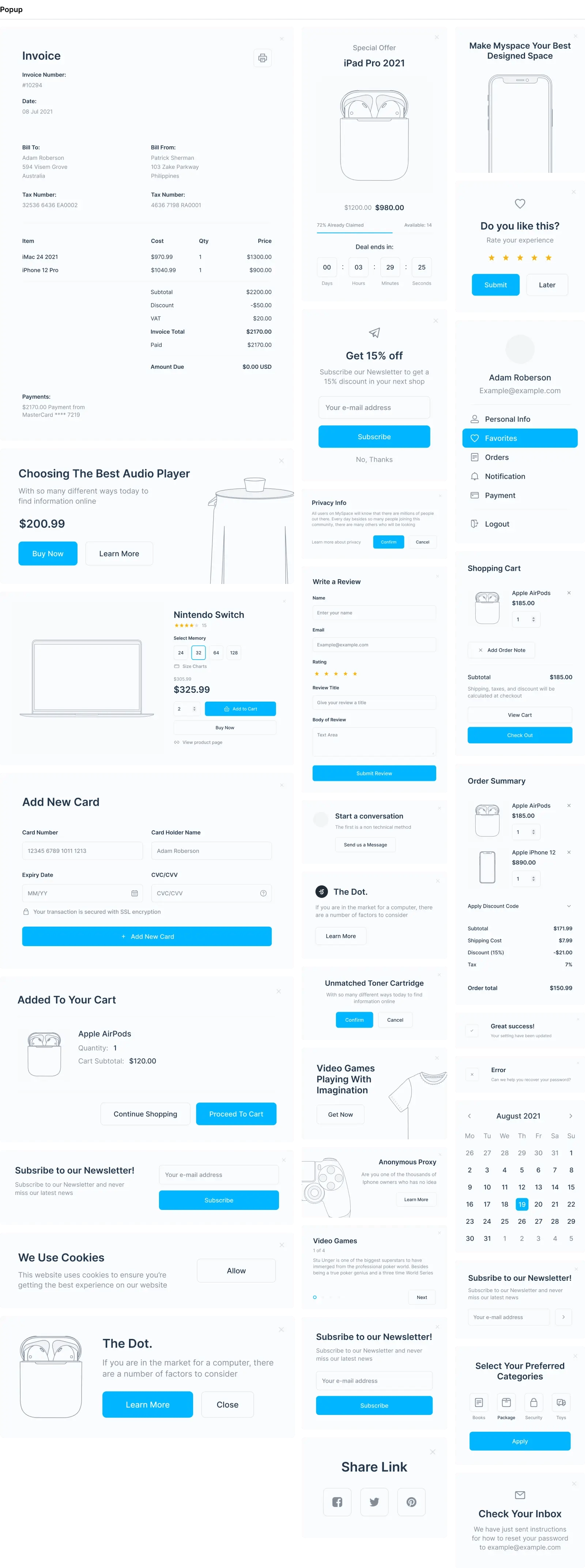 Wirekit: Ecommerce | Pro Design Resource