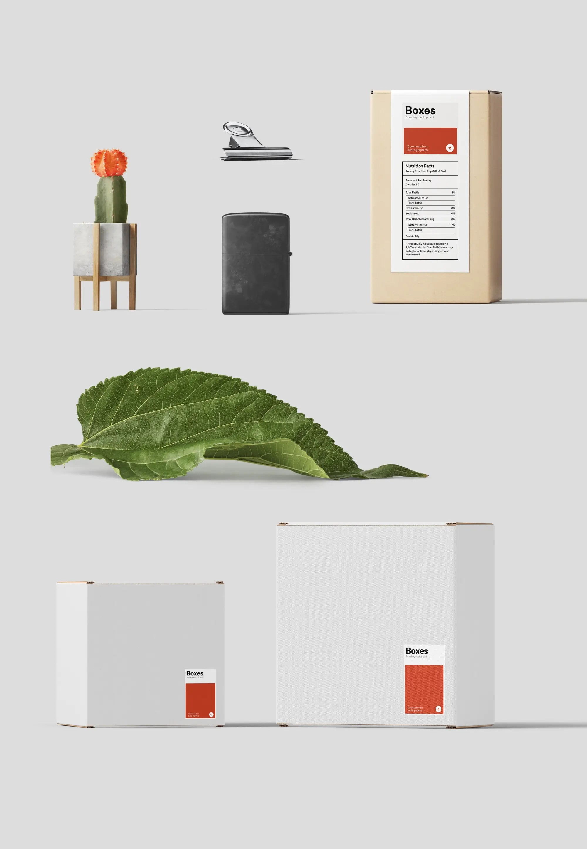 Free Beautiful Boxes Mockup Scene | Pro Designer Pack