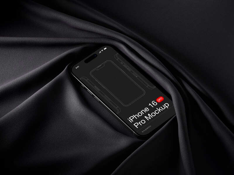 U-Mockups: iPhone 16 Pro, Scene 04