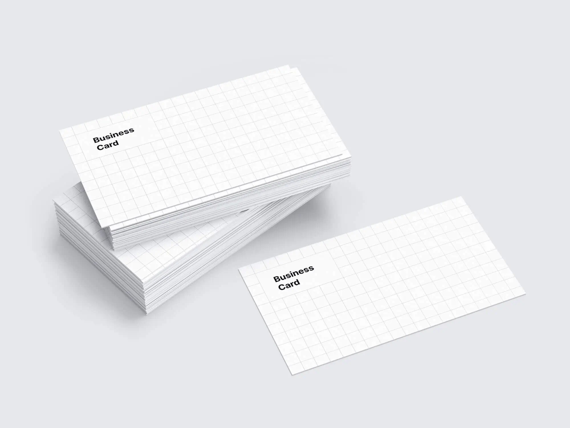 Free Stacked Business Cards Mockup PSD | Premium Download Ready