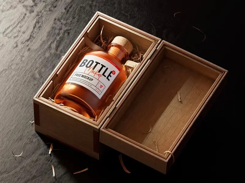 Bottle Logo Mockup